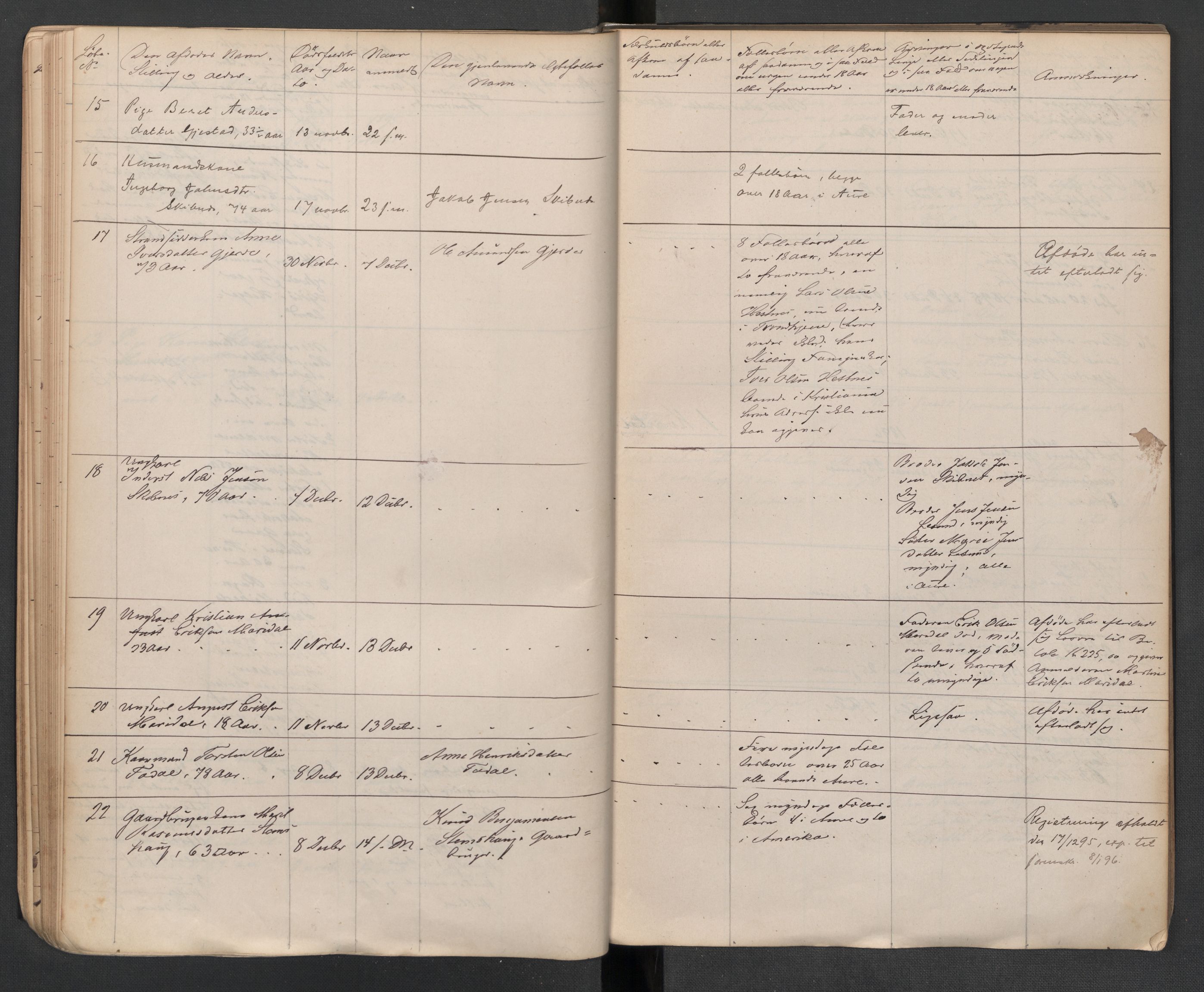 Aure lensmannskontor, AV/SAT-A-1088/1/02/L0002: 2.01.02 Dødsfallsprotokoll, 1892-1906