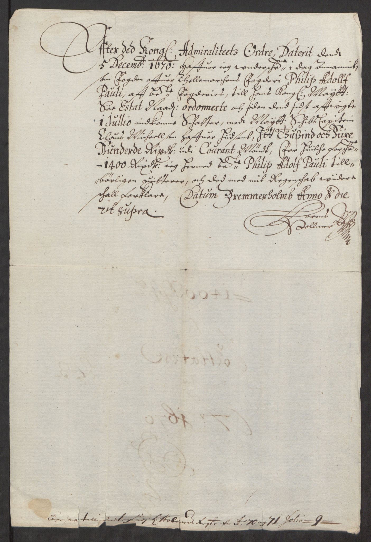 Rentekammeret inntil 1814, Reviderte regnskaper, Fogderegnskap, AV/RA-EA-4092/R35/L2059: Fogderegnskap Øvre og Nedre Telemark, 1668-1670, p. 253