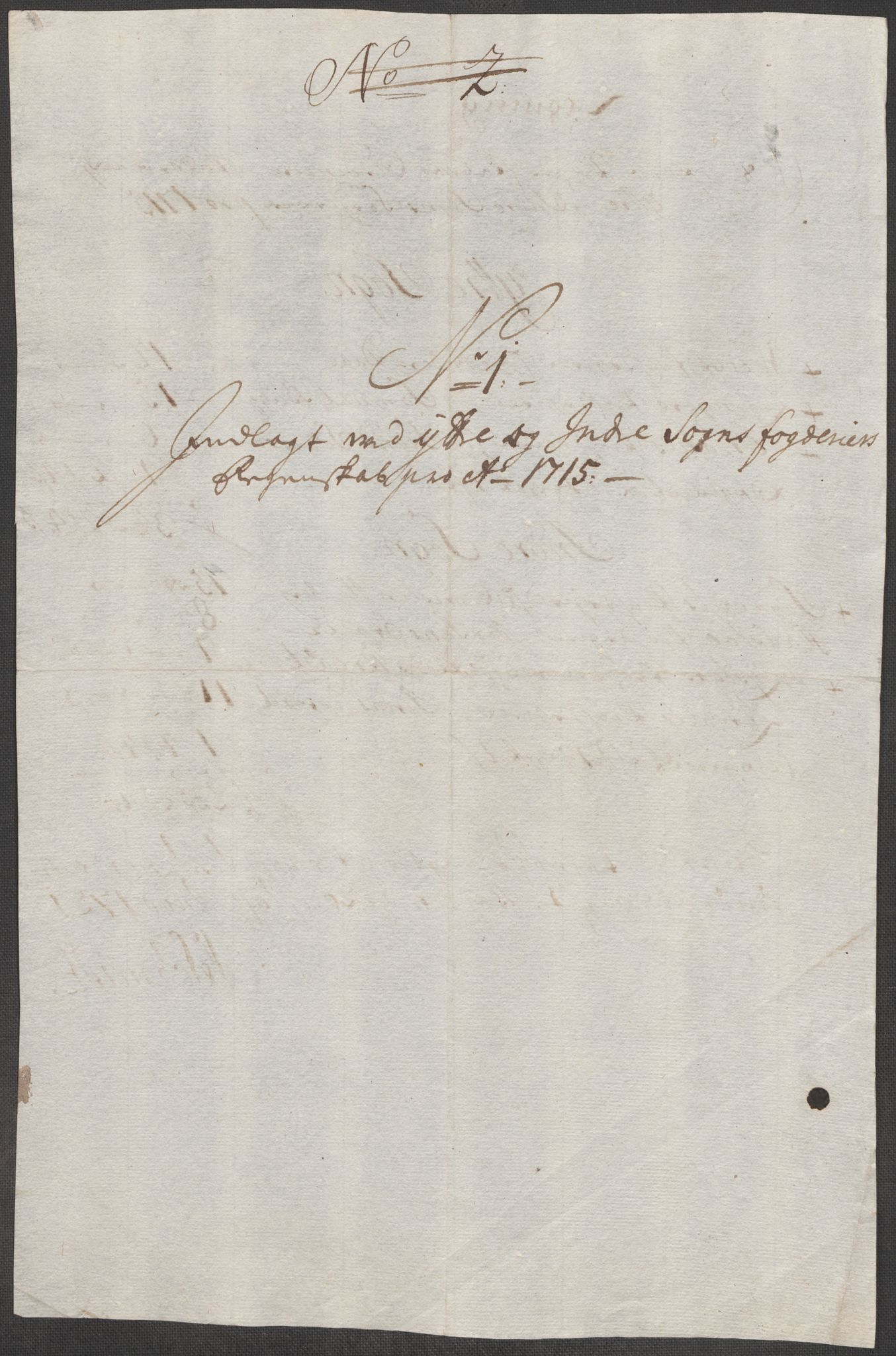 Rentekammeret inntil 1814, Reviderte regnskaper, Fogderegnskap, RA/EA-4092/R52/L3320: Fogderegnskap Sogn, 1715-1716, p. 23