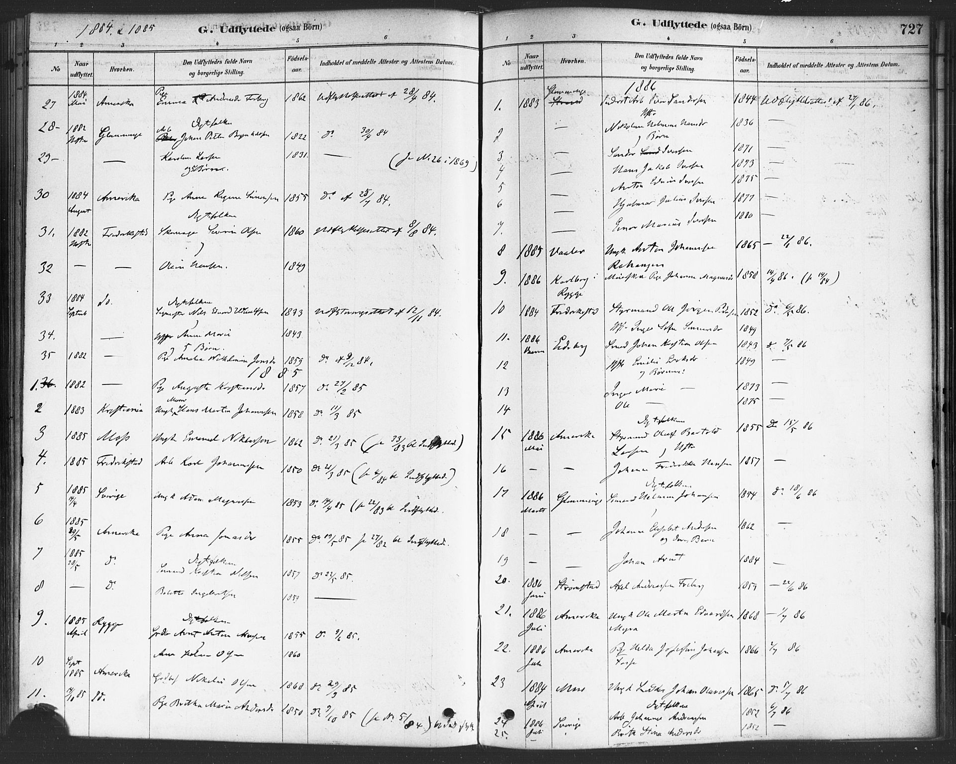Onsøy prestekontor Kirkebøker, SAO/A-10914/F/Fa/L0006: Parish register (official) no. I 6, 1878-1898, p. 727