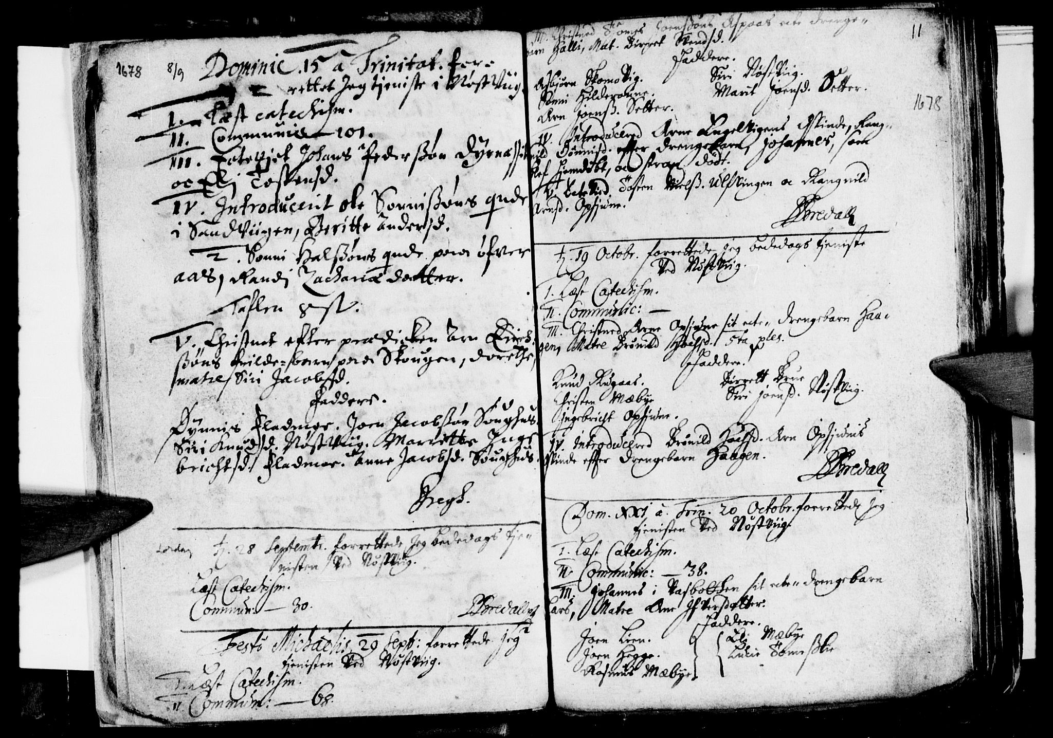 Ministerialprotokoller, klokkerbøker og fødselsregistre - Nordland, AV/SAT-A-1459/814/L0220: Parish register (official) no. 814A01, 1677-1717, p. 11