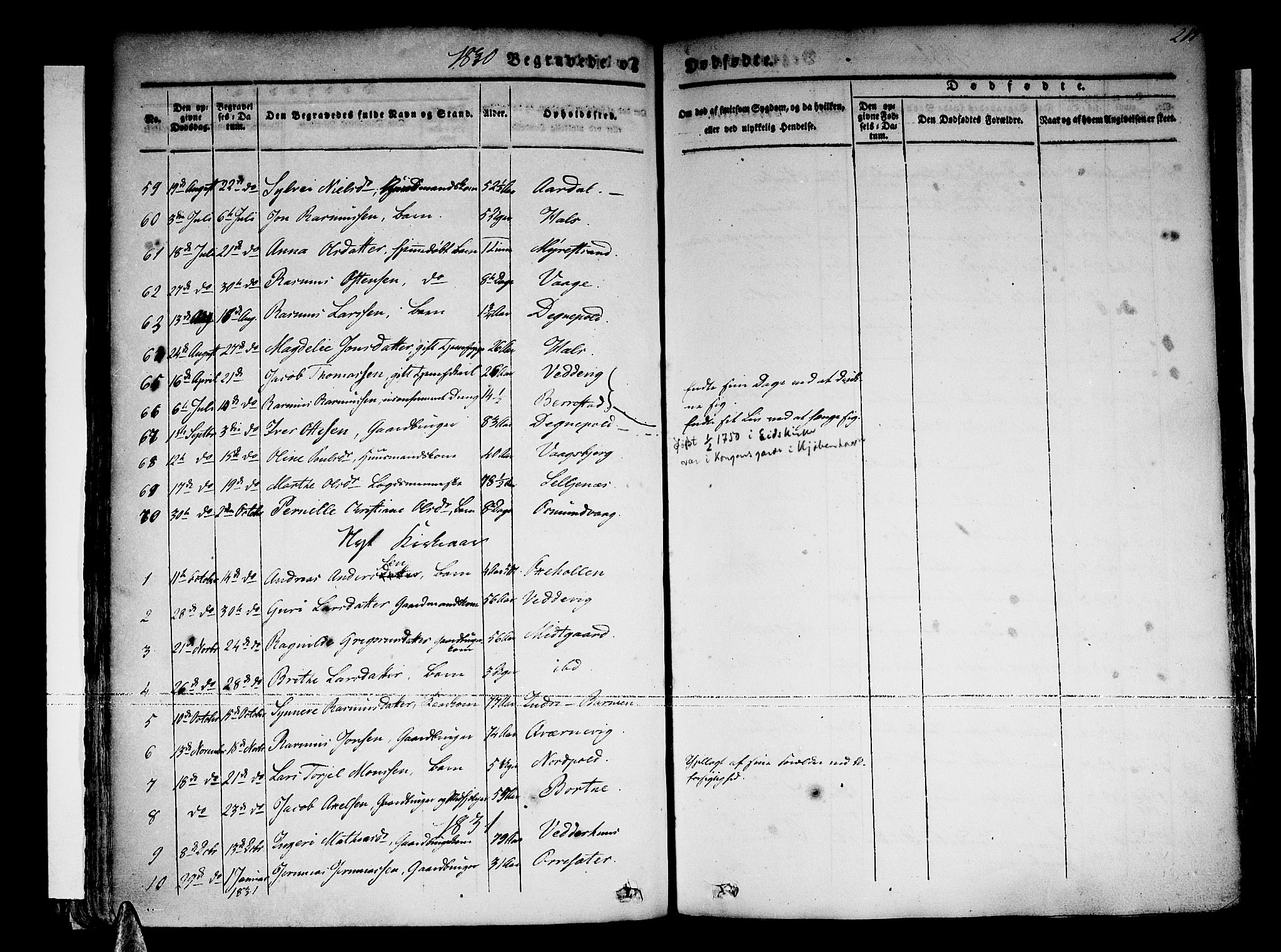 Selje sokneprestembete, AV/SAB-A-99938/H/Ha/Haa/Haaa: Parish register (official) no. A 9, 1829-1844, p. 217