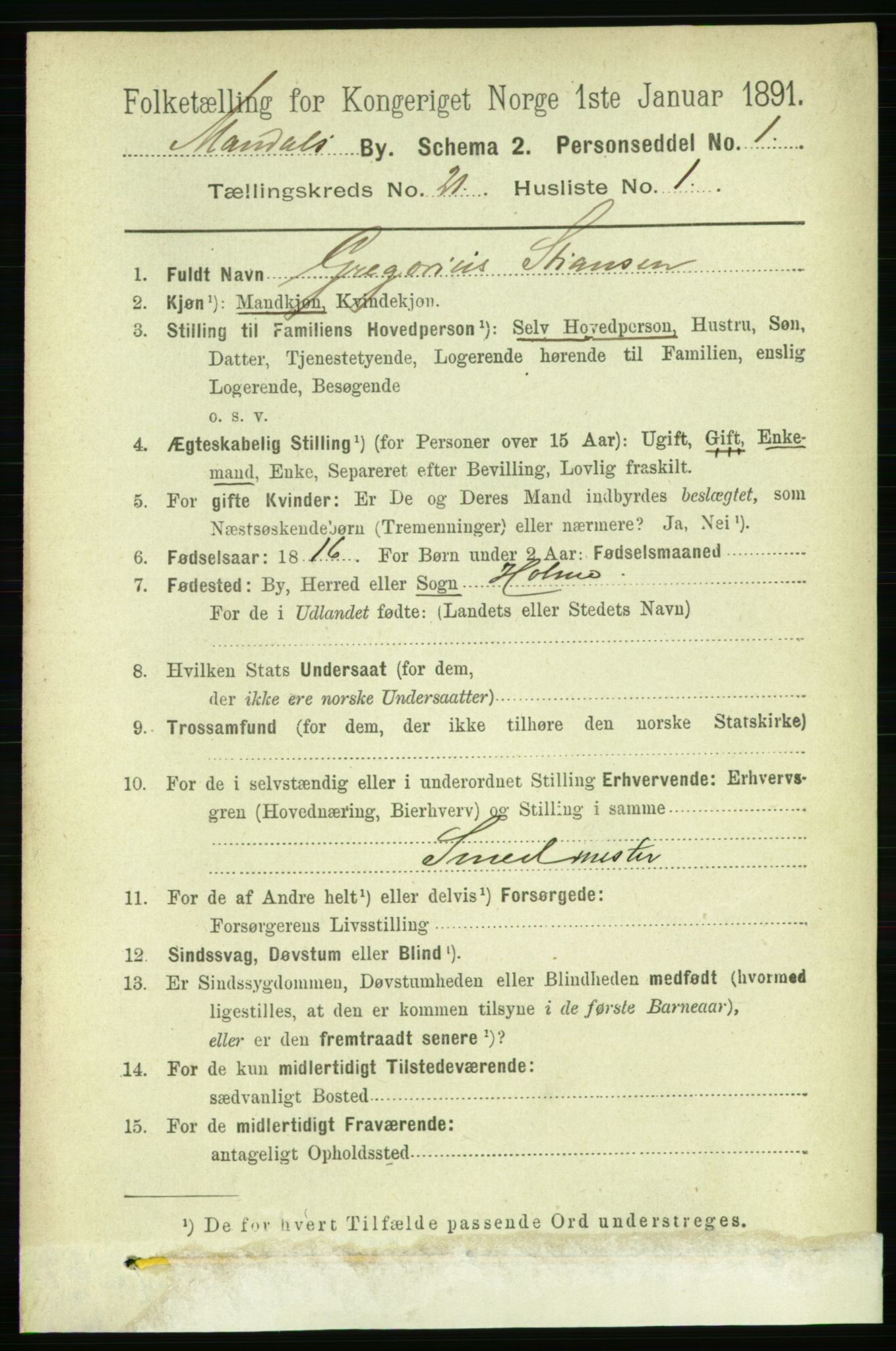 RA, 1891 census for 1002 Mandal, 1891, p. 4061