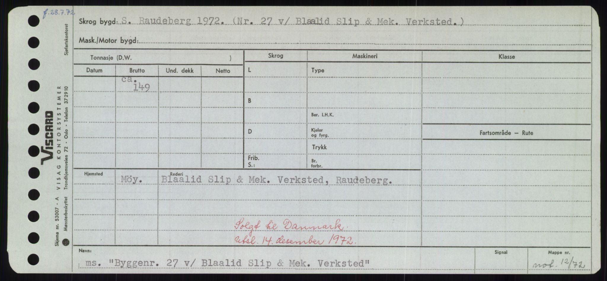 Sjøfartsdirektoratet med forløpere, Skipsmålingen, AV/RA-S-1627/H/Hd/L0006: Fartøy, Byg-Båt, p. 21