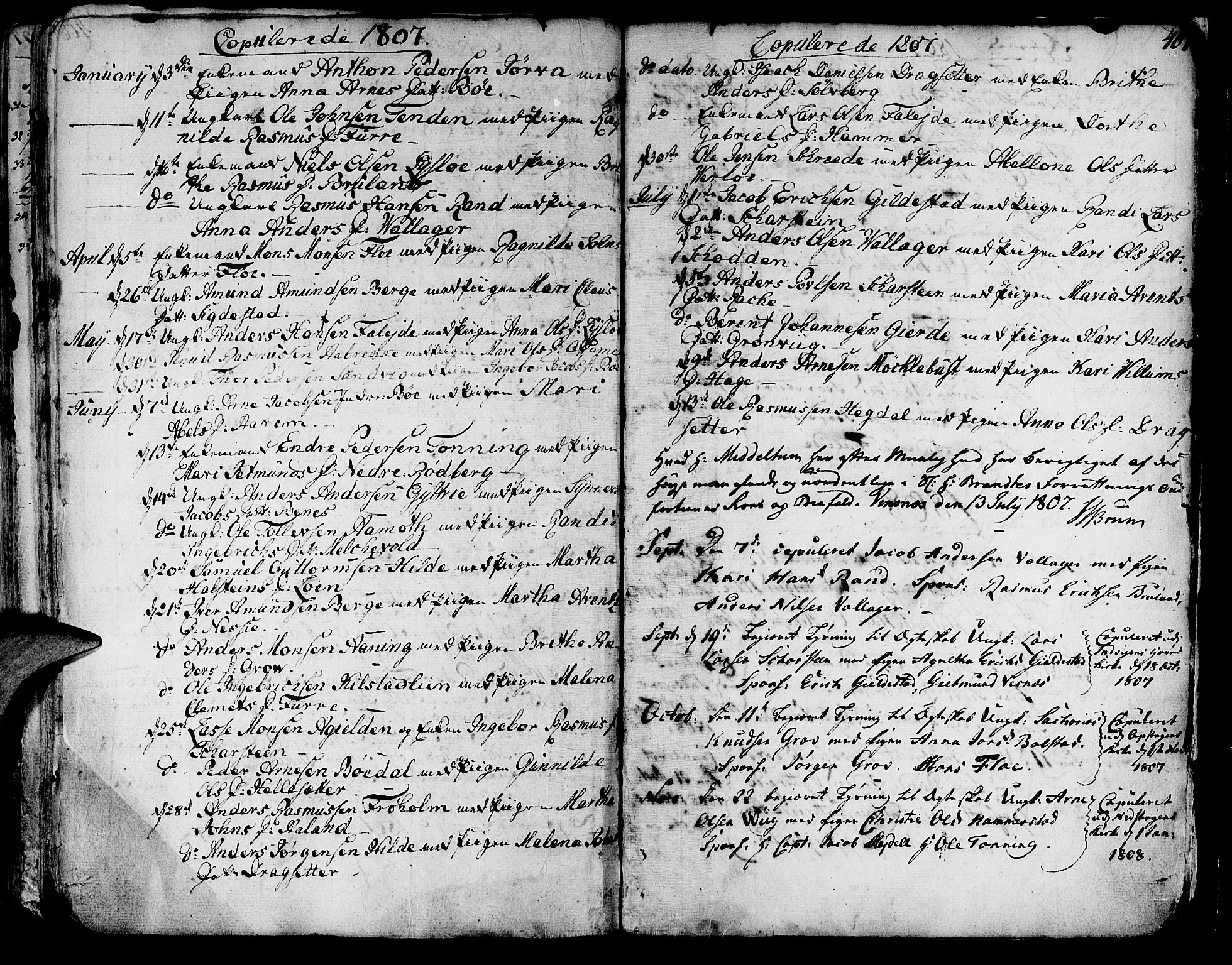 Innvik sokneprestembete, SAB/A-80501: Parish register (official) no. A 1, 1750-1816, p. 407
