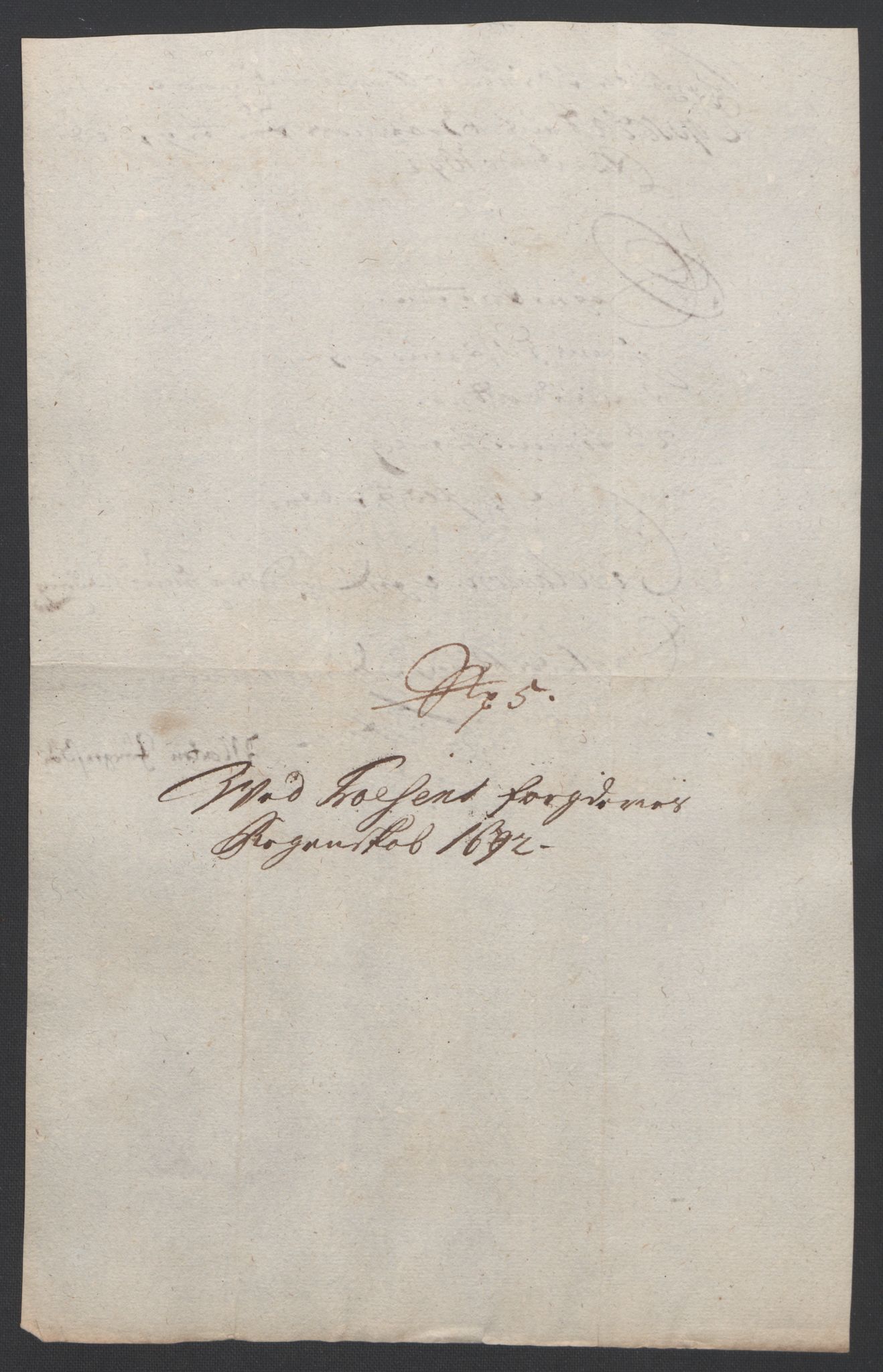 Rentekammeret inntil 1814, Reviderte regnskaper, Fogderegnskap, AV/RA-EA-4092/R57/L3849: Fogderegnskap Fosen, 1692-1693, p. 159