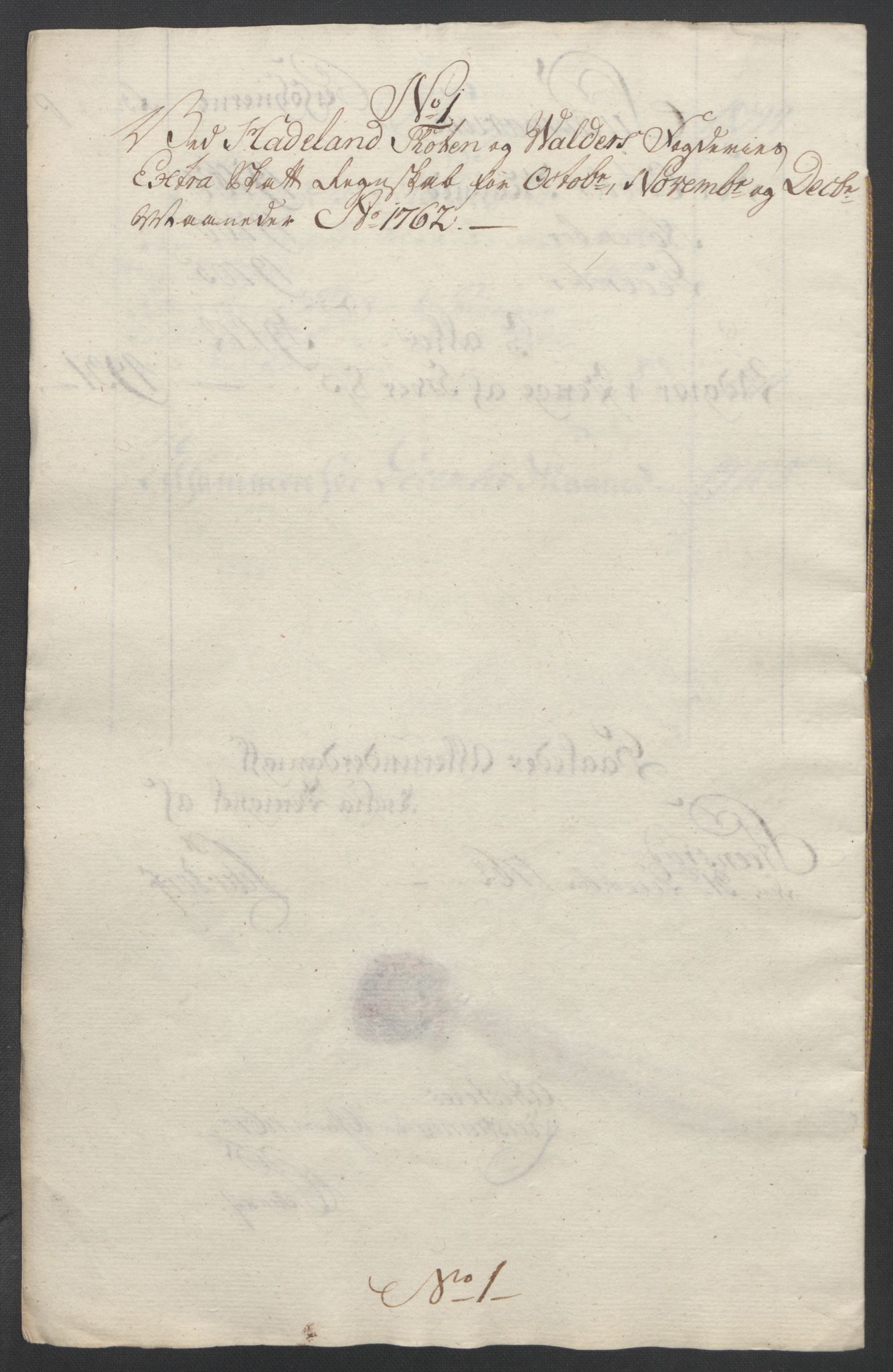 Rentekammeret inntil 1814, Reviderte regnskaper, Fogderegnskap, AV/RA-EA-4092/R19/L1399: Fogderegnskap Toten, Hadeland og Vardal, 1762-1783, p. 14