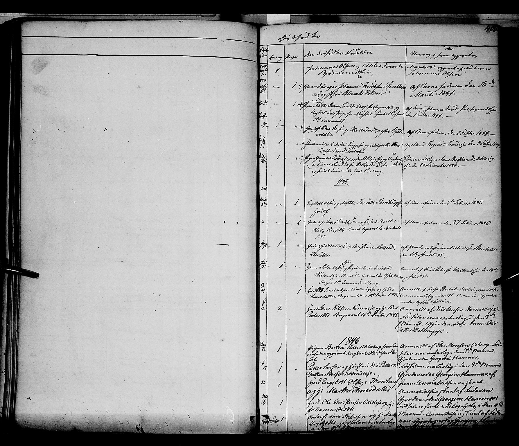 Vang prestekontor, Hedmark, SAH/PREST-008/H/Ha/Haa/L0010: Parish register (official) no. 10, 1841-1855, p. 405