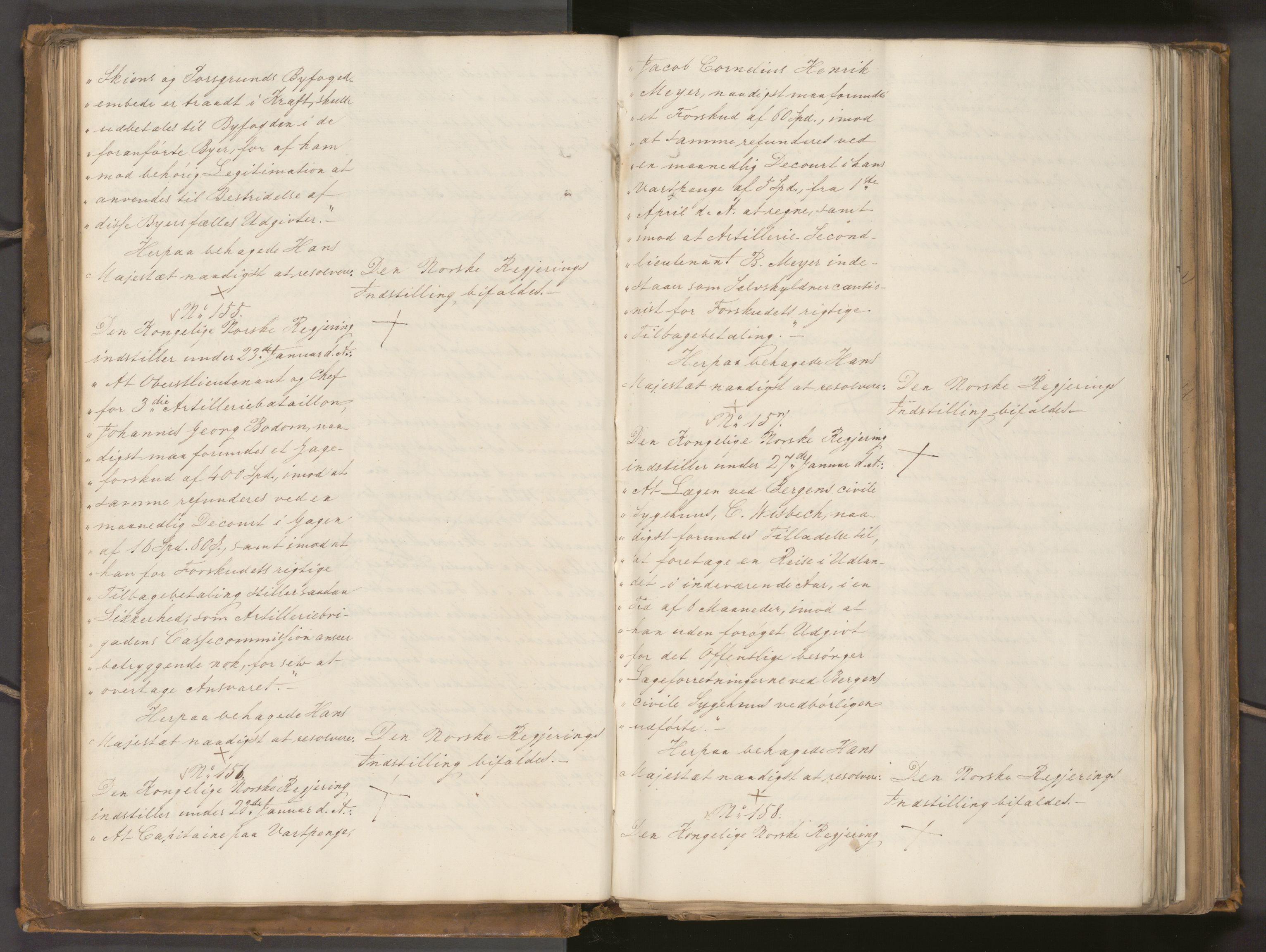 Statsrådssekretariatet, AV/RA-S-1001/A/Ab/L0040: Kgl. res. nr. 1-568, 1. halvår, 1835