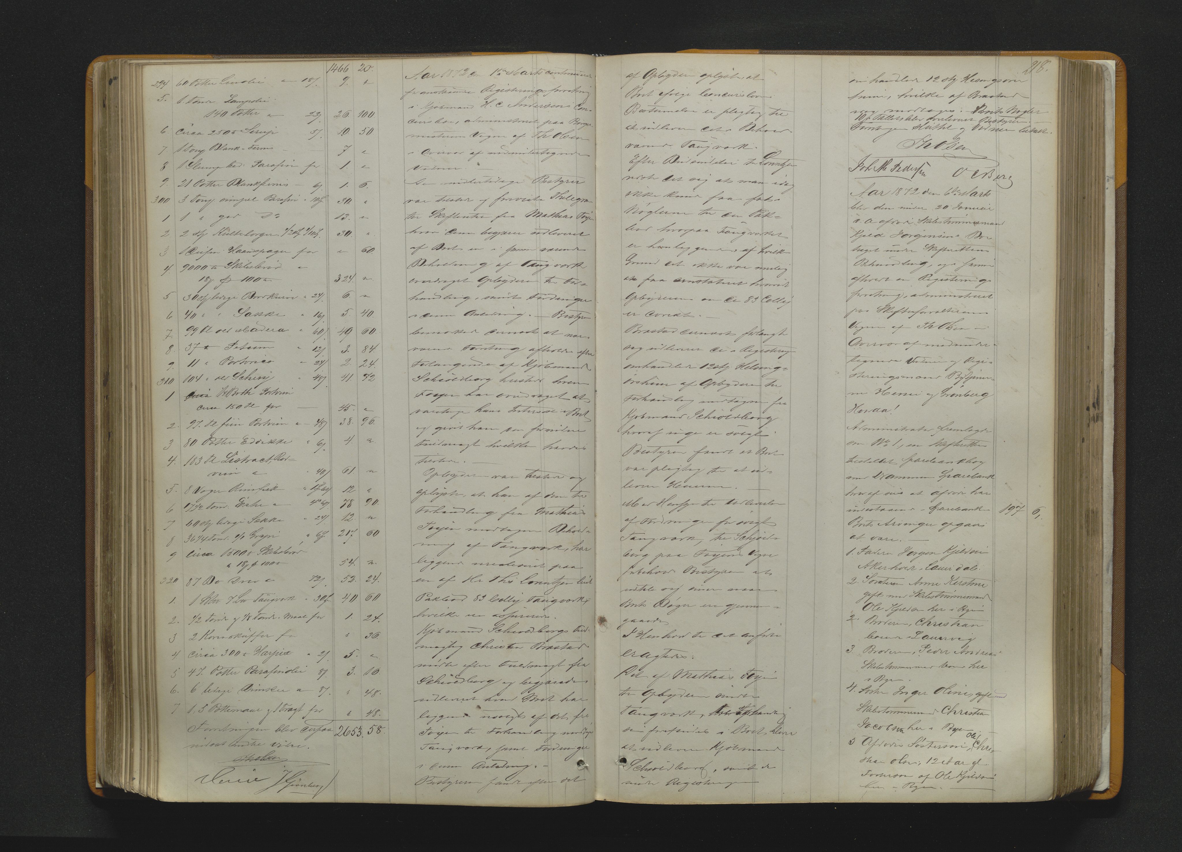 Drammen byfogd, AV/SAKO-A-222/H/Hb/Hbb/L0002: Registreringsprotokoll., 1867-1877