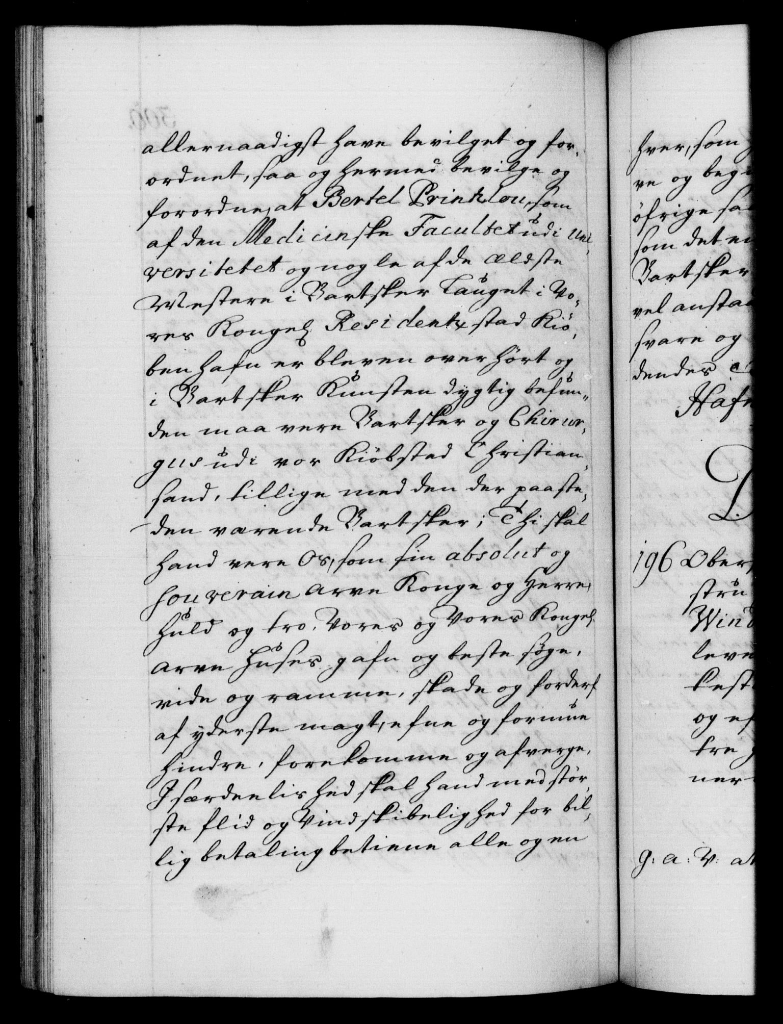 Danske Kanselli 1572-1799, RA/EA-3023/F/Fc/Fca/Fcaa/L0020: Norske registre, 1708-1711, p. 300b