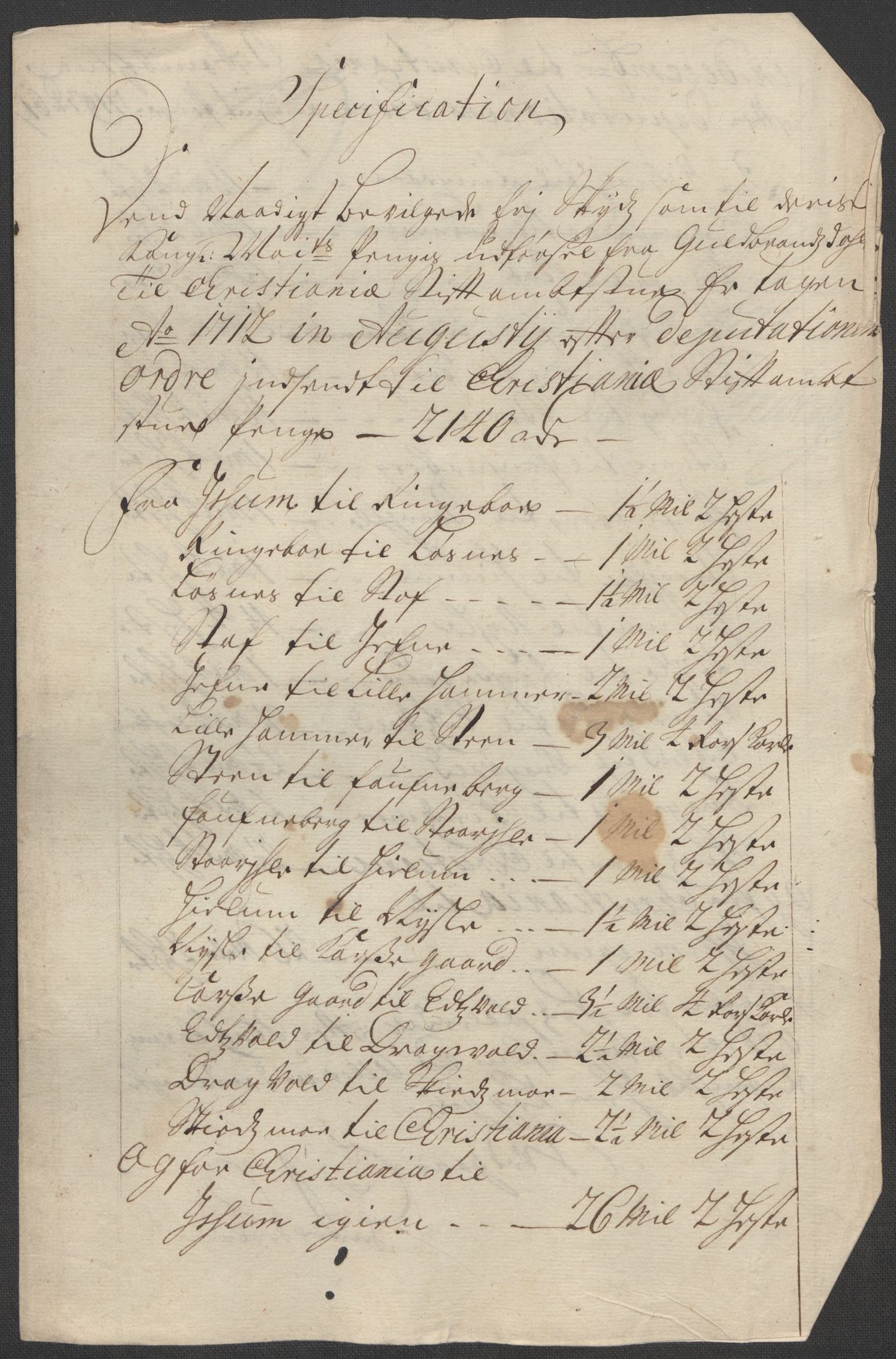 Rentekammeret inntil 1814, Reviderte regnskaper, Fogderegnskap, AV/RA-EA-4092/R17/L1181: Fogderegnskap Gudbrandsdal, 1712, p. 32