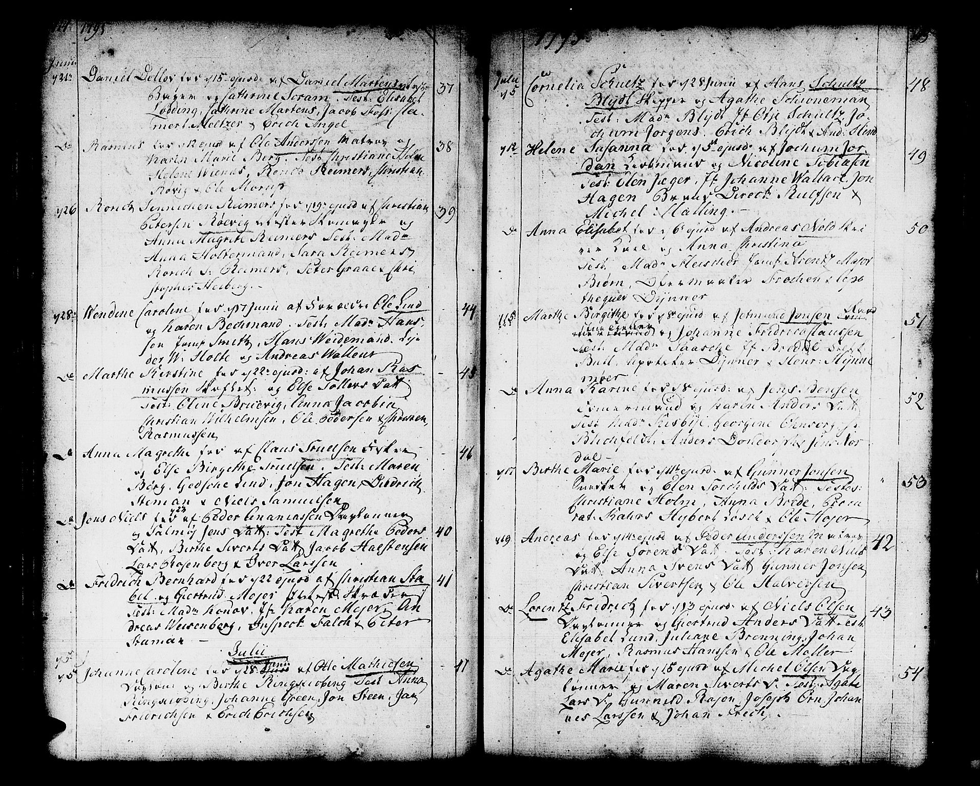 Domkirken sokneprestembete, AV/SAB-A-74801/H/Haa/L0004: Parish register (official) no. A 4, 1763-1820, p. 114-115