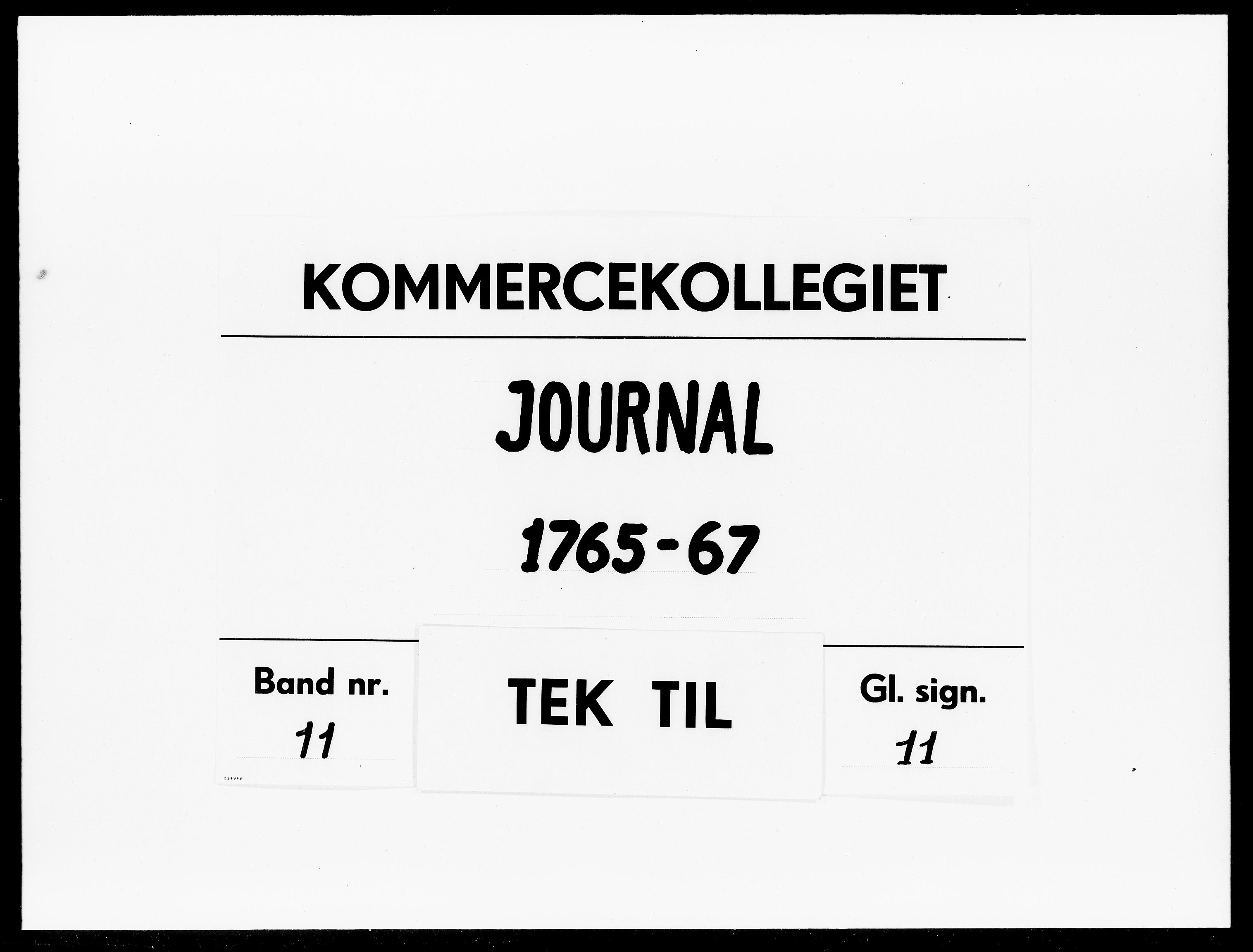 Kommercekollegiet, Dansk-Norske Sekretariat, DRA/A-0001/11/59: Journal nr. 11, 1765-1767