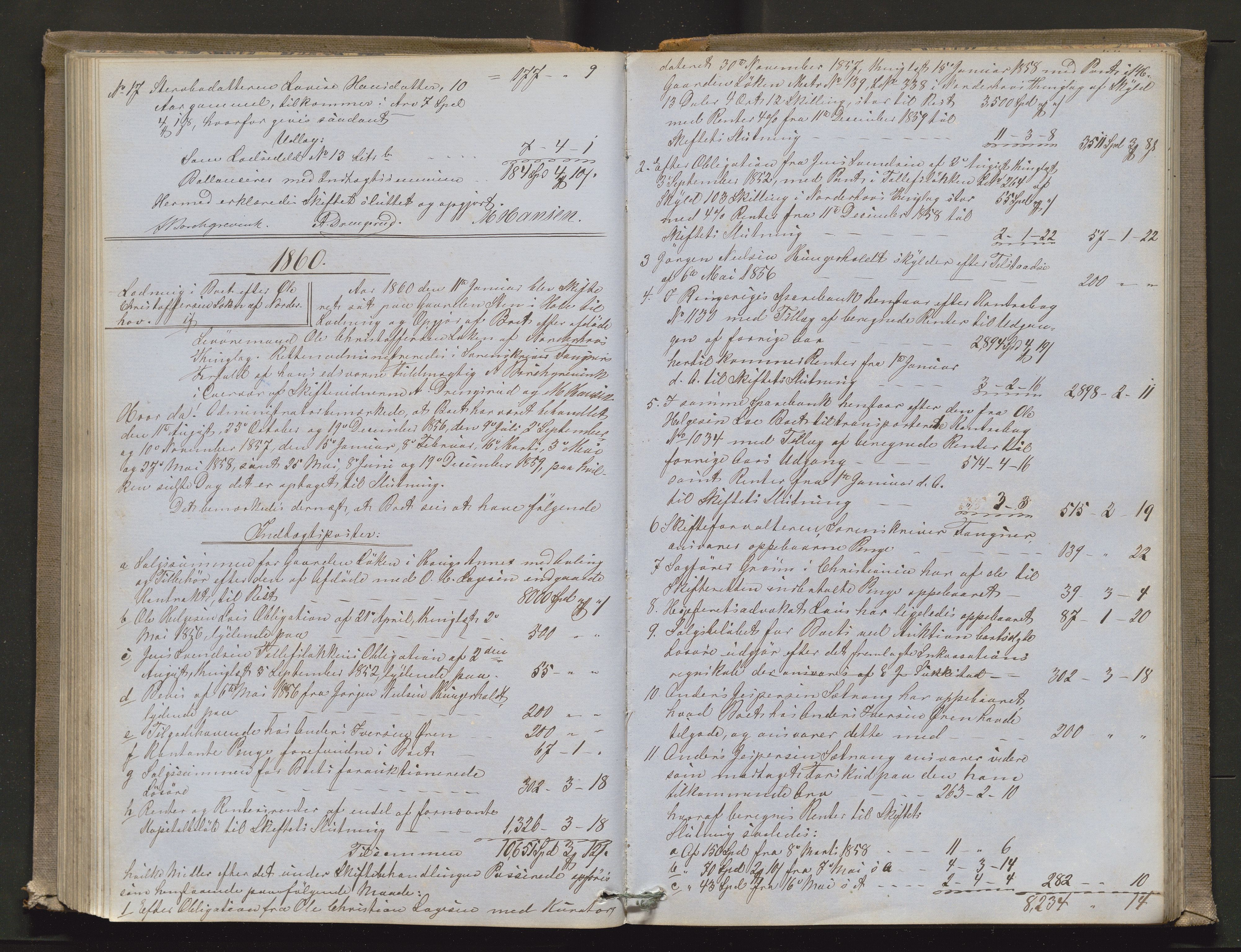Ringerike sorenskriveri, AV/SAKO-A-105/H/Hb/Hbd/Hbda/L0004: Skifteutlodningsprotokoll, 1857-1862, p. 145b-146a