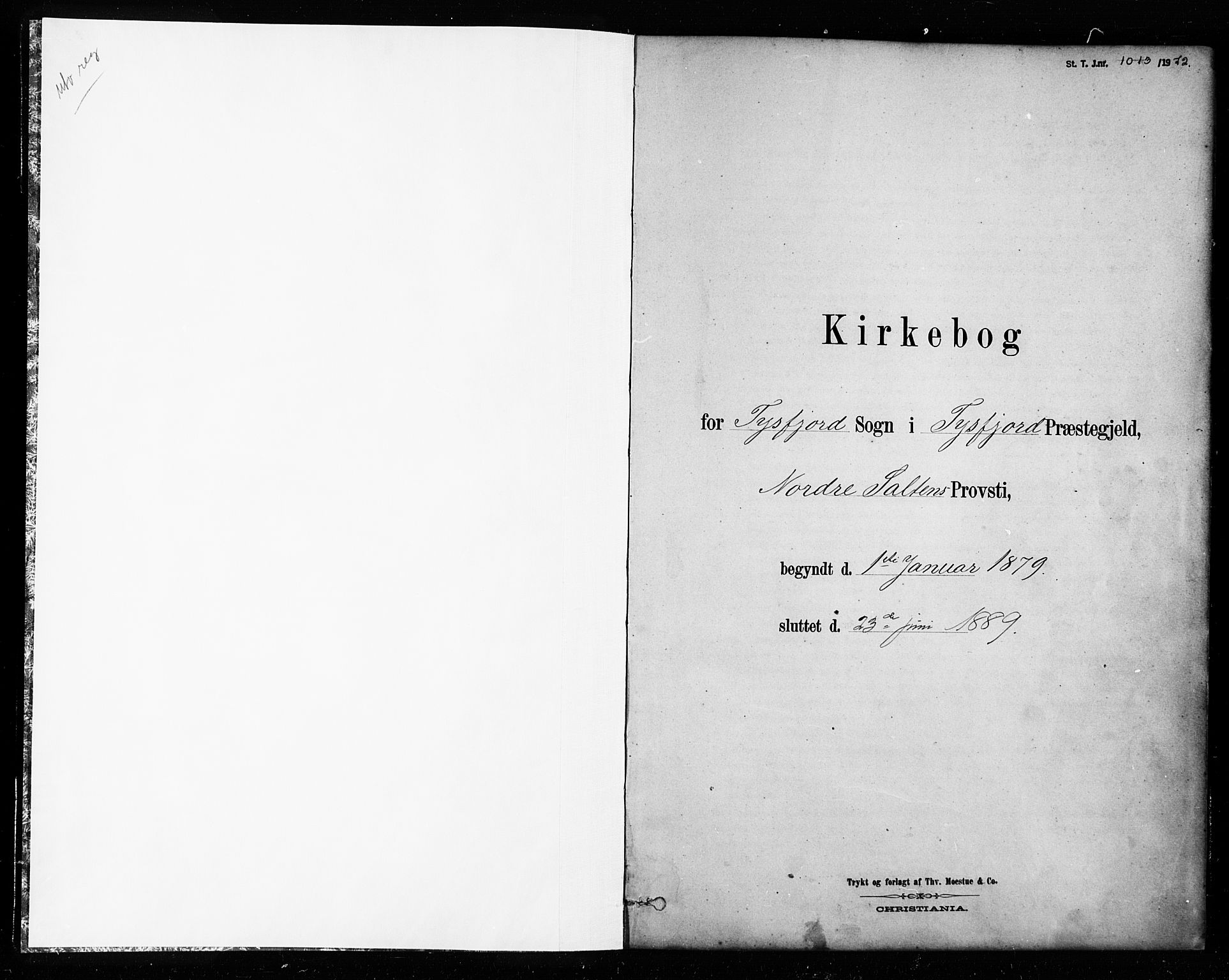 Ministerialprotokoller, klokkerbøker og fødselsregistre - Nordland, SAT/A-1459/861/L0868: Parish register (official) no. 861A03, 1879-1889