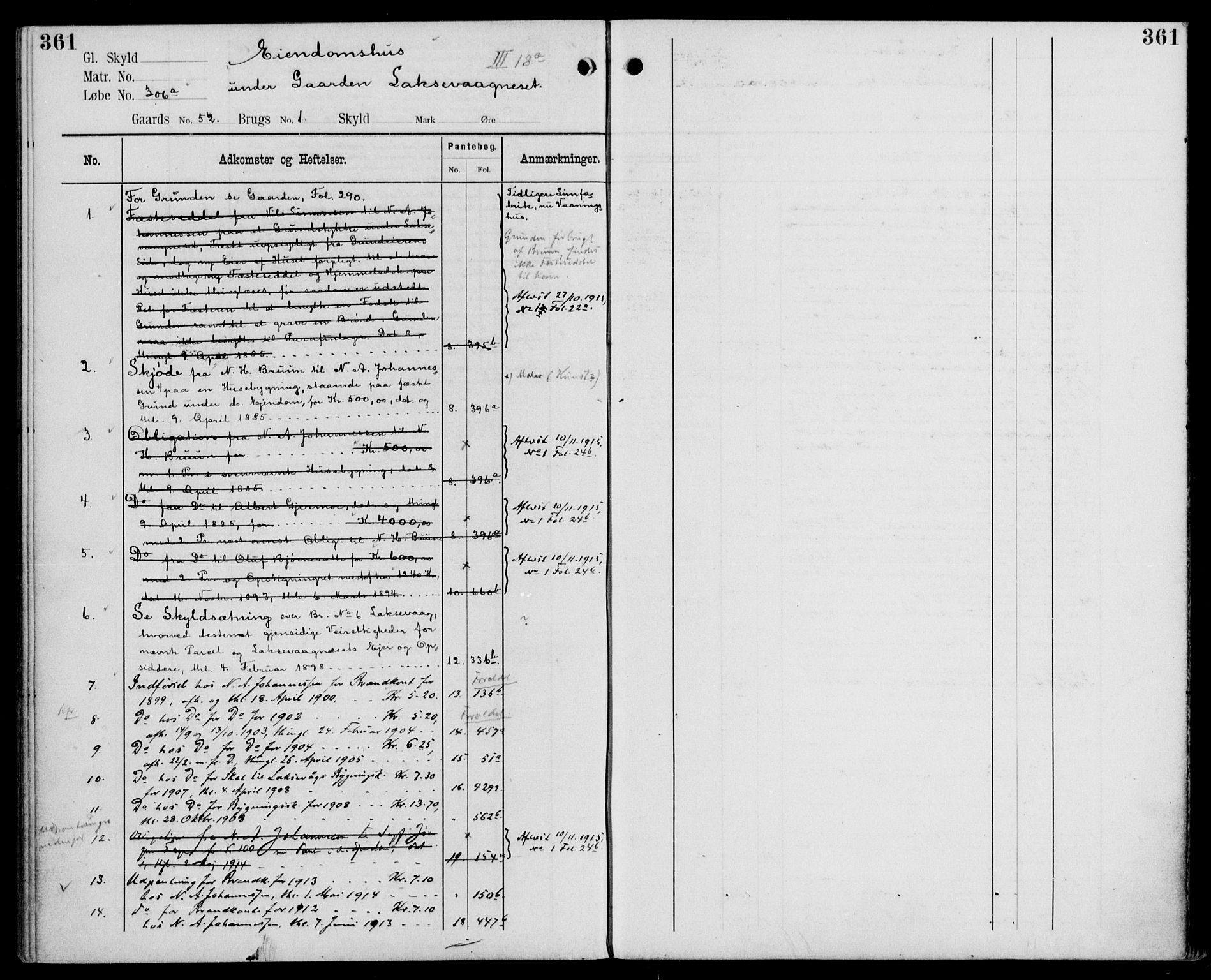 Midhordland sorenskriveri, AV/SAB-A-3001/1/G/Ga/Gab/L0110: Mortgage register no. II.A.b.110, p. 361