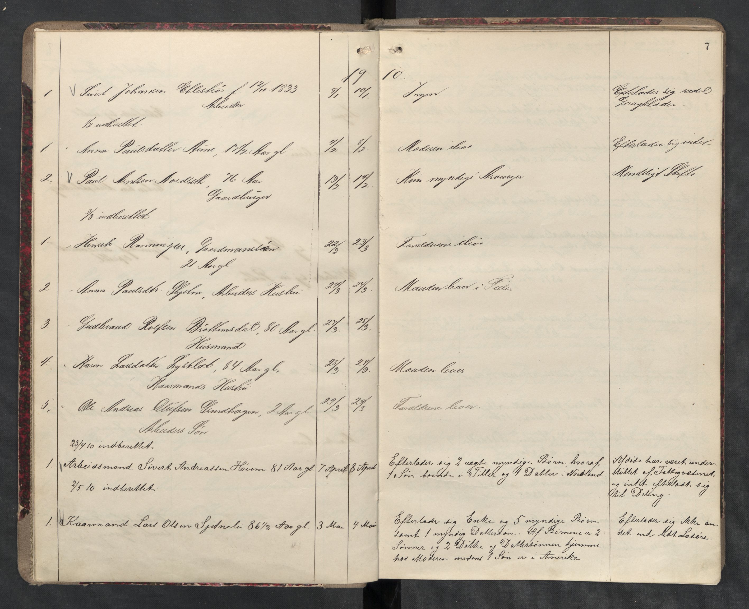 Klæbu lensmannskontor, AV/SAT-A-1059/1/02/L0001: 2.01.01 Anmeldte dødsfall, 1908-1924, p. 7