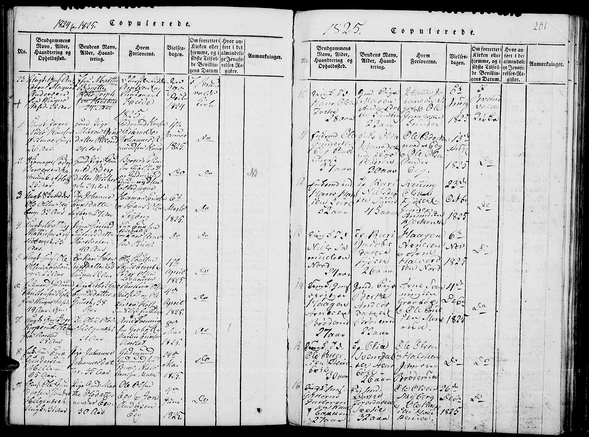 Grue prestekontor, SAH/PREST-036/H/Ha/Hab/L0001: Parish register (copy) no. 1, 1814-1841, p. 201