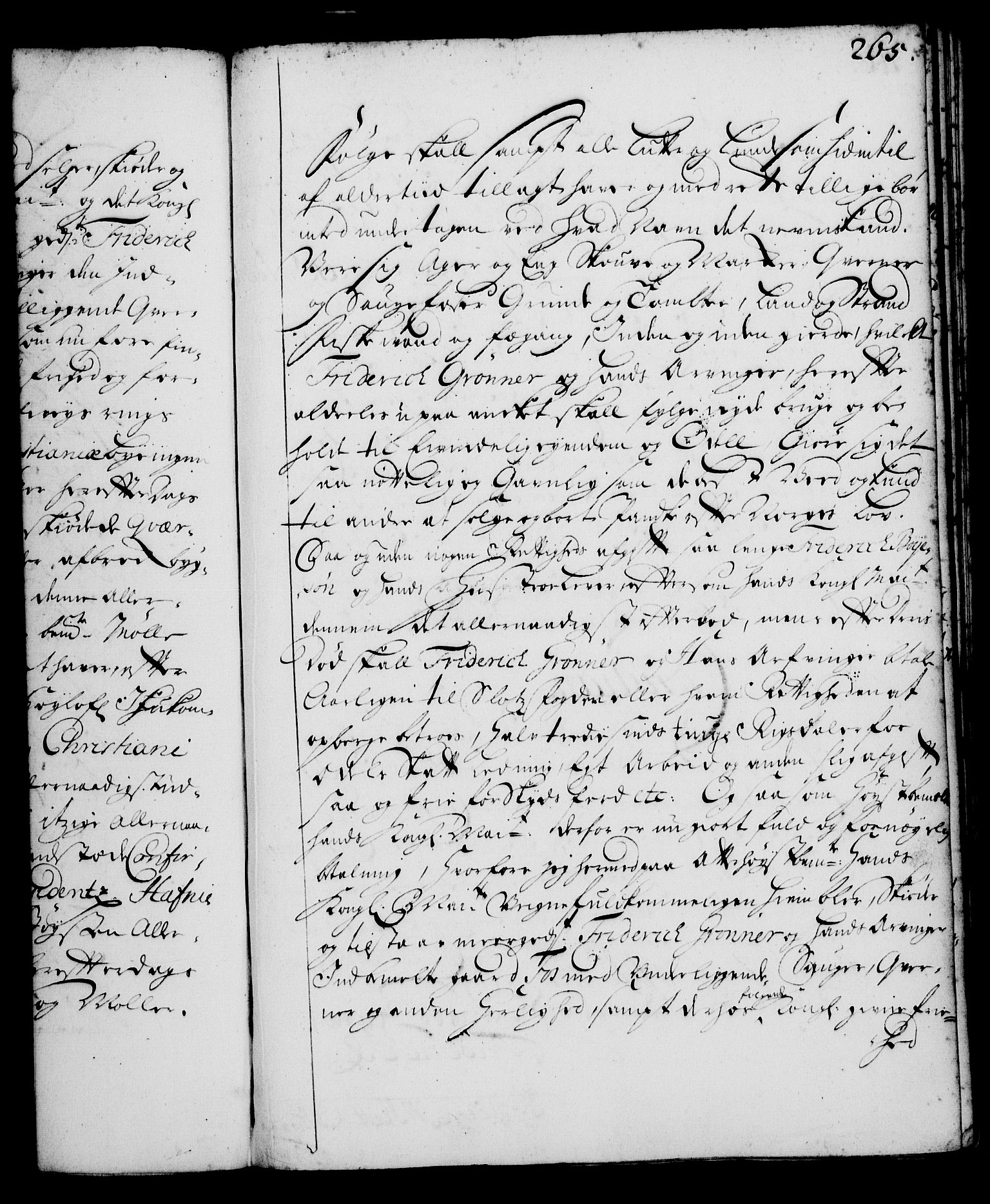 Rentekammeret, Kammerkanselliet, RA/EA-3111/G/Gg/Gga/L0001: Norsk ekspedisjonsprotokoll med register (merket RK 53.1), 1720-1723, p. 265