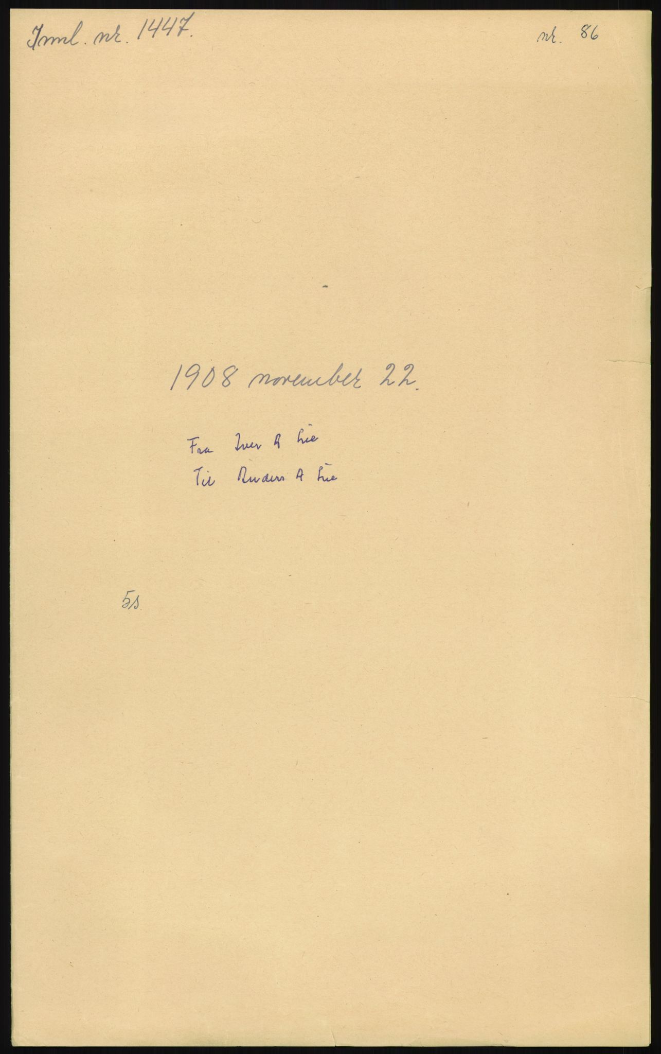 Samlinger til kildeutgivelse, Amerikabrevene, AV/RA-EA-4057/F/L0013: Innlån fra Oppland: Lie (brevnr 79-115) - Nordrum, 1838-1914, p. 99