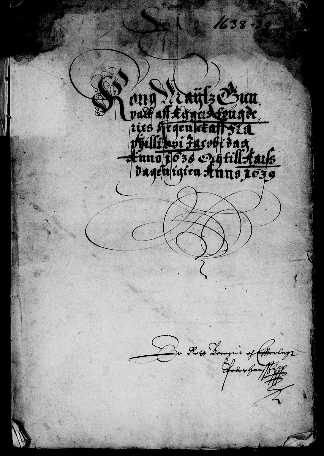 Rentekammeret inntil 1814, Reviderte regnskaper, Lensregnskaper, AV/RA-EA-5023/R/Rb/Rba/L0139: Akershus len, 1638-1639