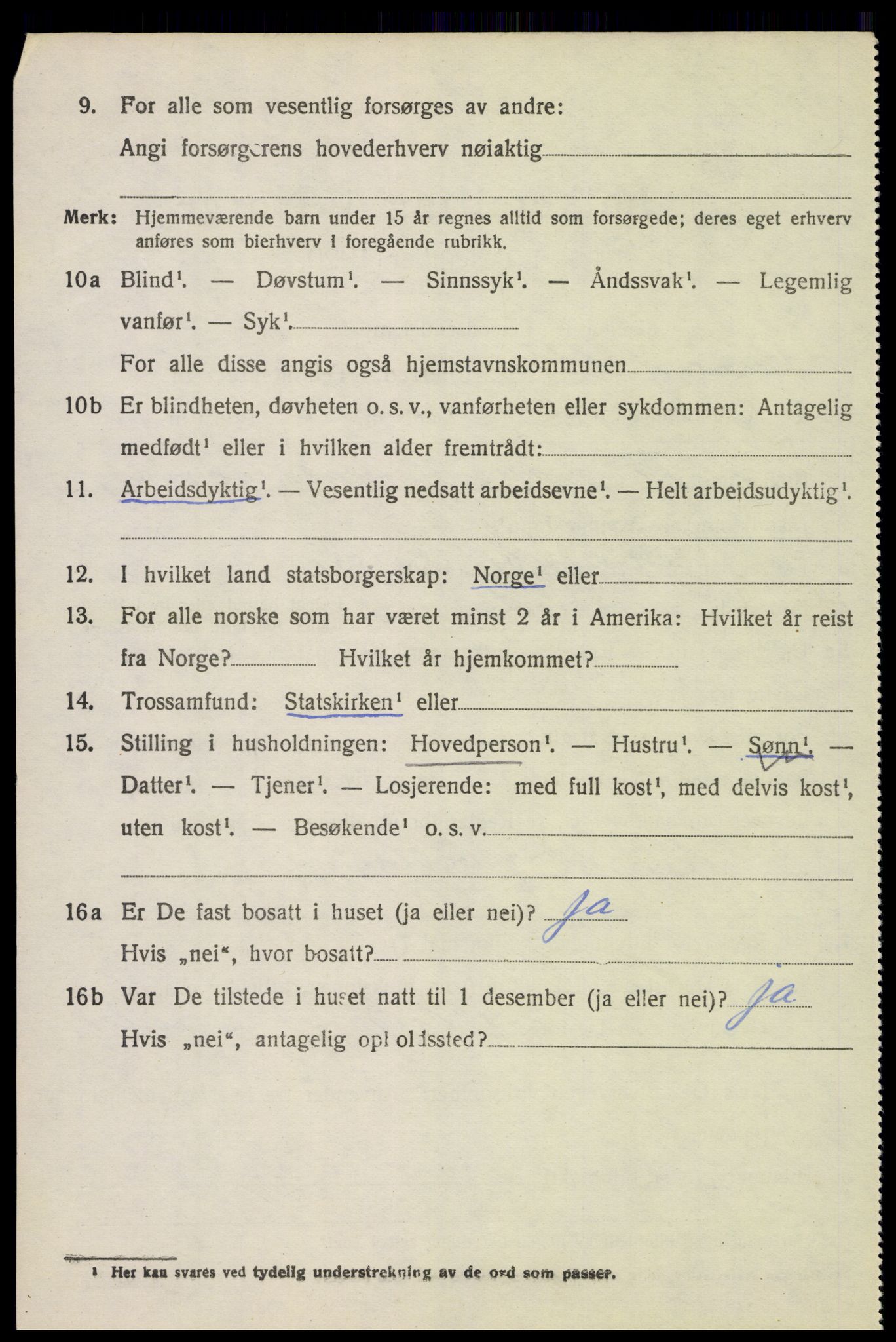 SAH, 1920 census for Romedal, 1920, p. 11220