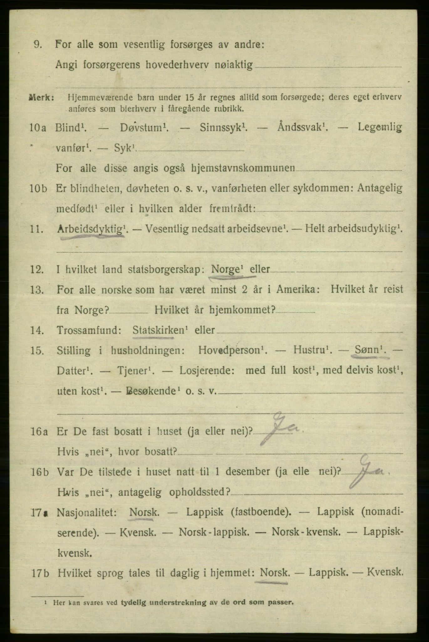 SATØ, 1920 census for Vardø, 1920, p. 5641