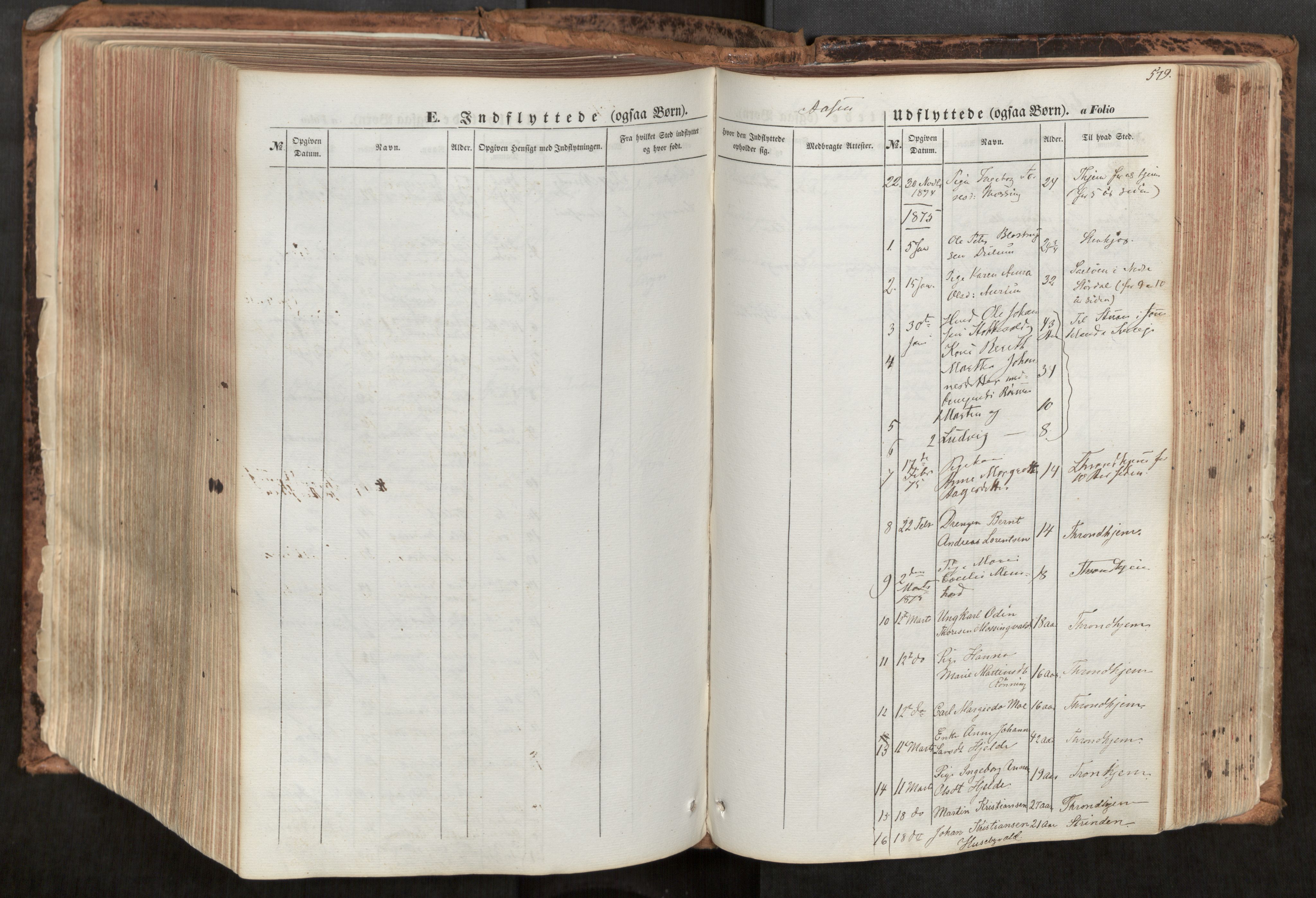 Ministerialprotokoller, klokkerbøker og fødselsregistre - Nord-Trøndelag, SAT/A-1458/713/L0116: Parish register (official) no. 713A07, 1850-1877, p. 579