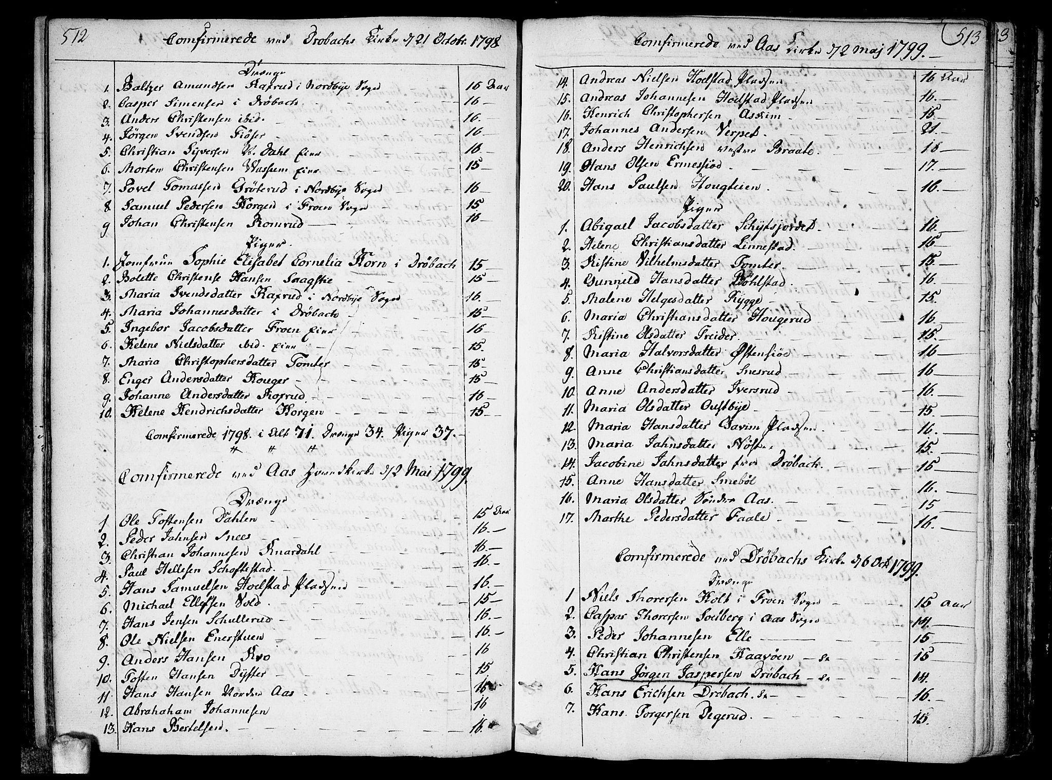 Ås prestekontor Kirkebøker, SAO/A-10894/F/Fa/L0002: Parish register (official) no. I 2, 1778-1813, p. 512-513
