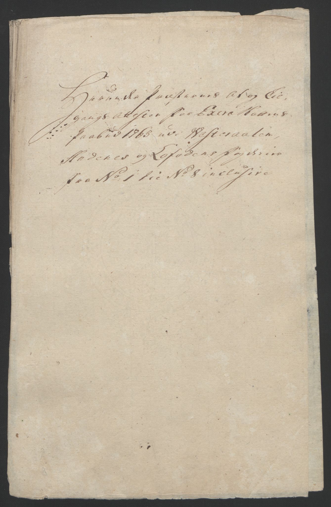 Rentekammeret inntil 1814, Reviderte regnskaper, Fogderegnskap, RA/EA-4092/R67/L4747: Ekstraskatten Vesterålen, Andenes og Lofoten, 1762-1766, p. 166