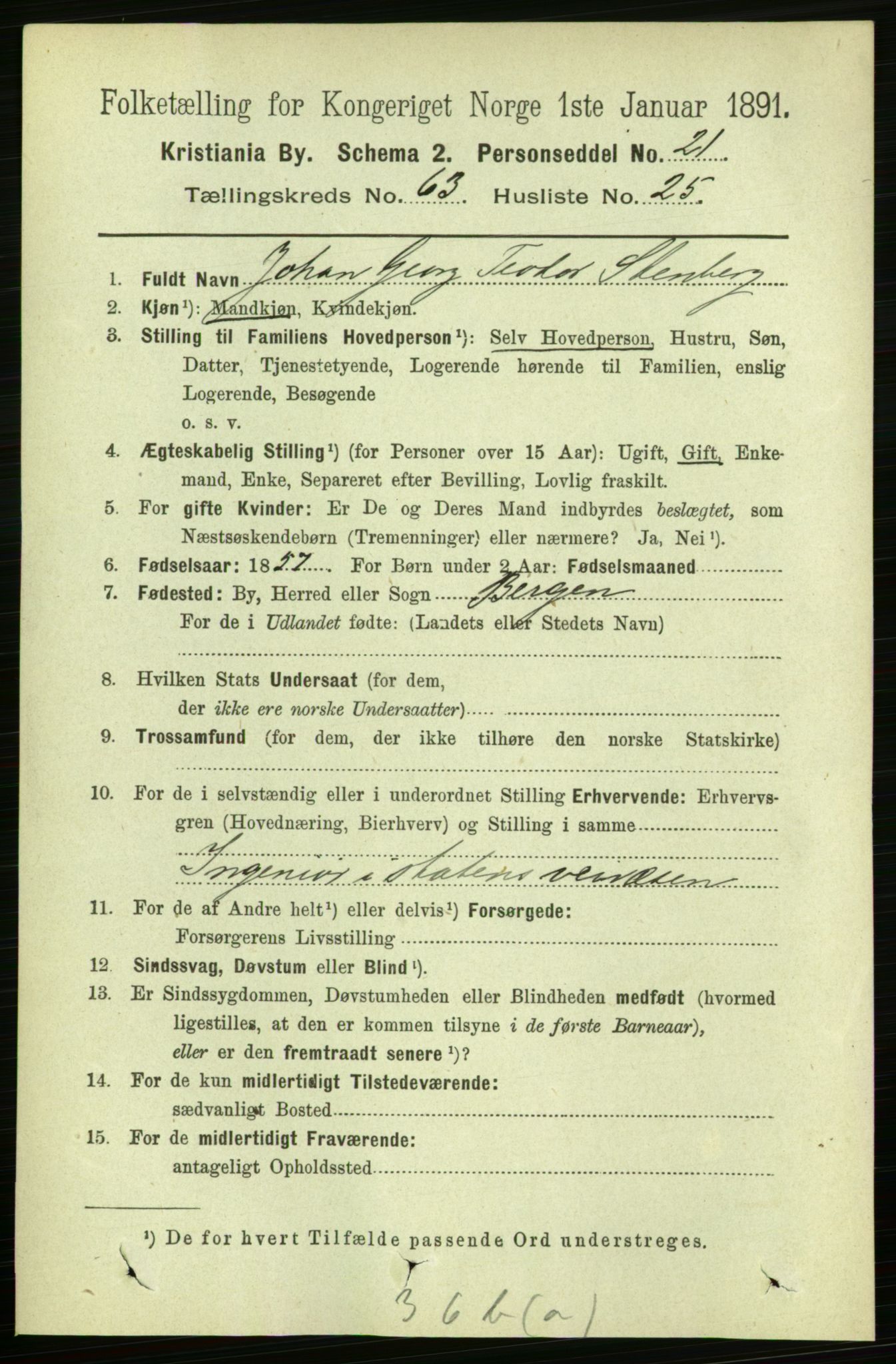 RA, 1891 census for 0301 Kristiania, 1891, p. 34202