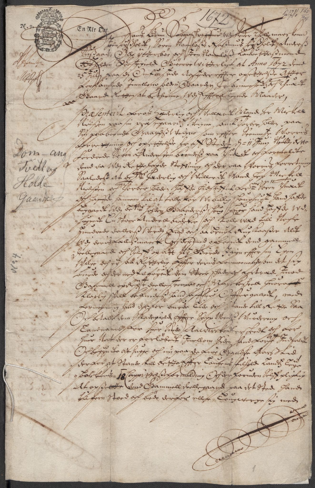 Riksarkivets diplomsamling, RA/EA-5965/F15/L0026: Prestearkiv - Telemark, 1575-1838, p. 76