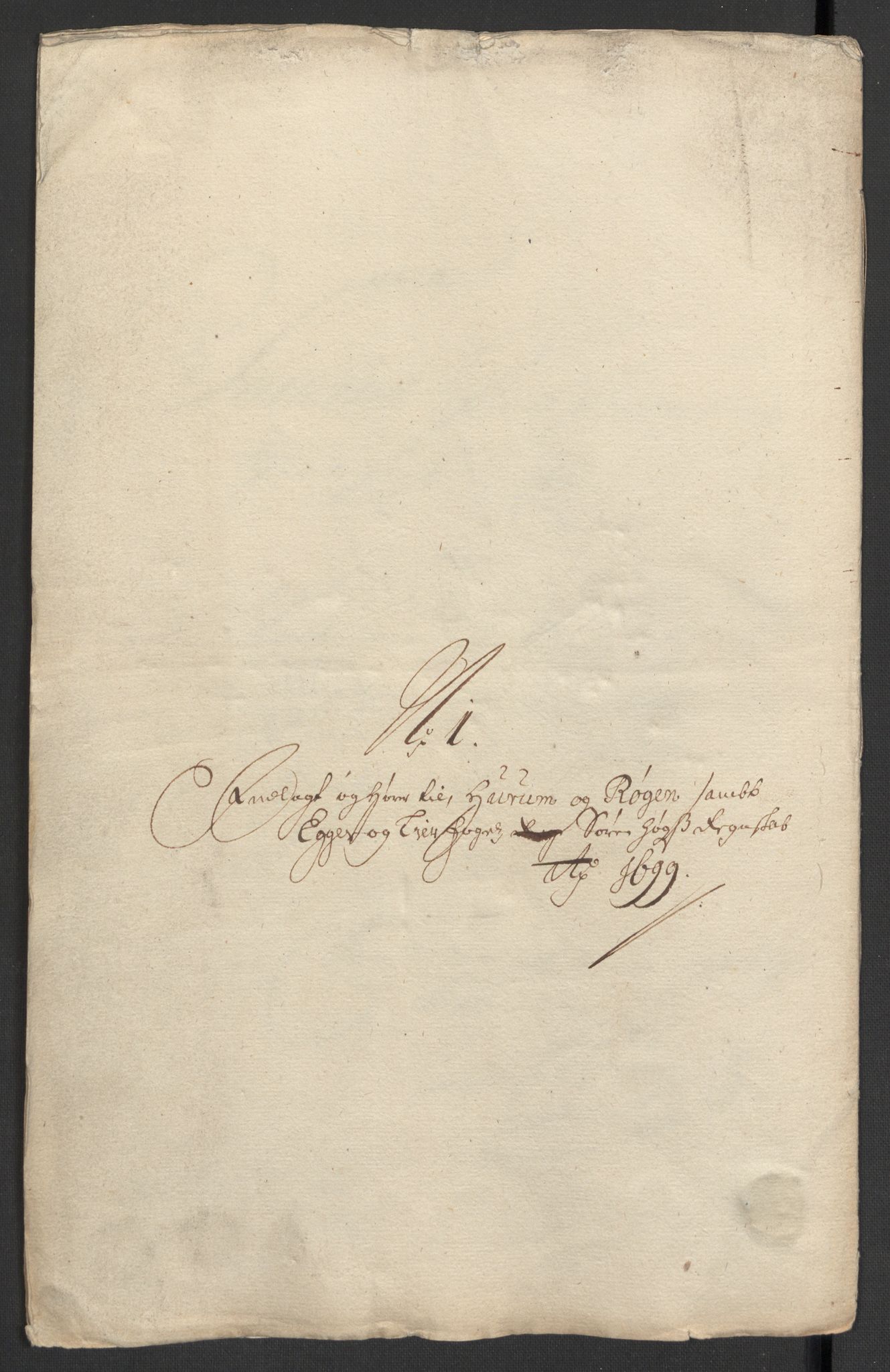 Rentekammeret inntil 1814, Reviderte regnskaper, Fogderegnskap, AV/RA-EA-4092/R30/L1696: Fogderegnskap Hurum, Røyken, Eiker og Lier, 1698-1699, p. 193