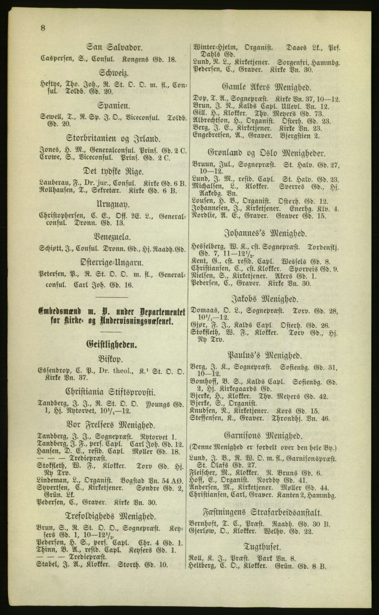 Kristiania/Oslo adressebok, PUBL/-, 1880, p. 8
