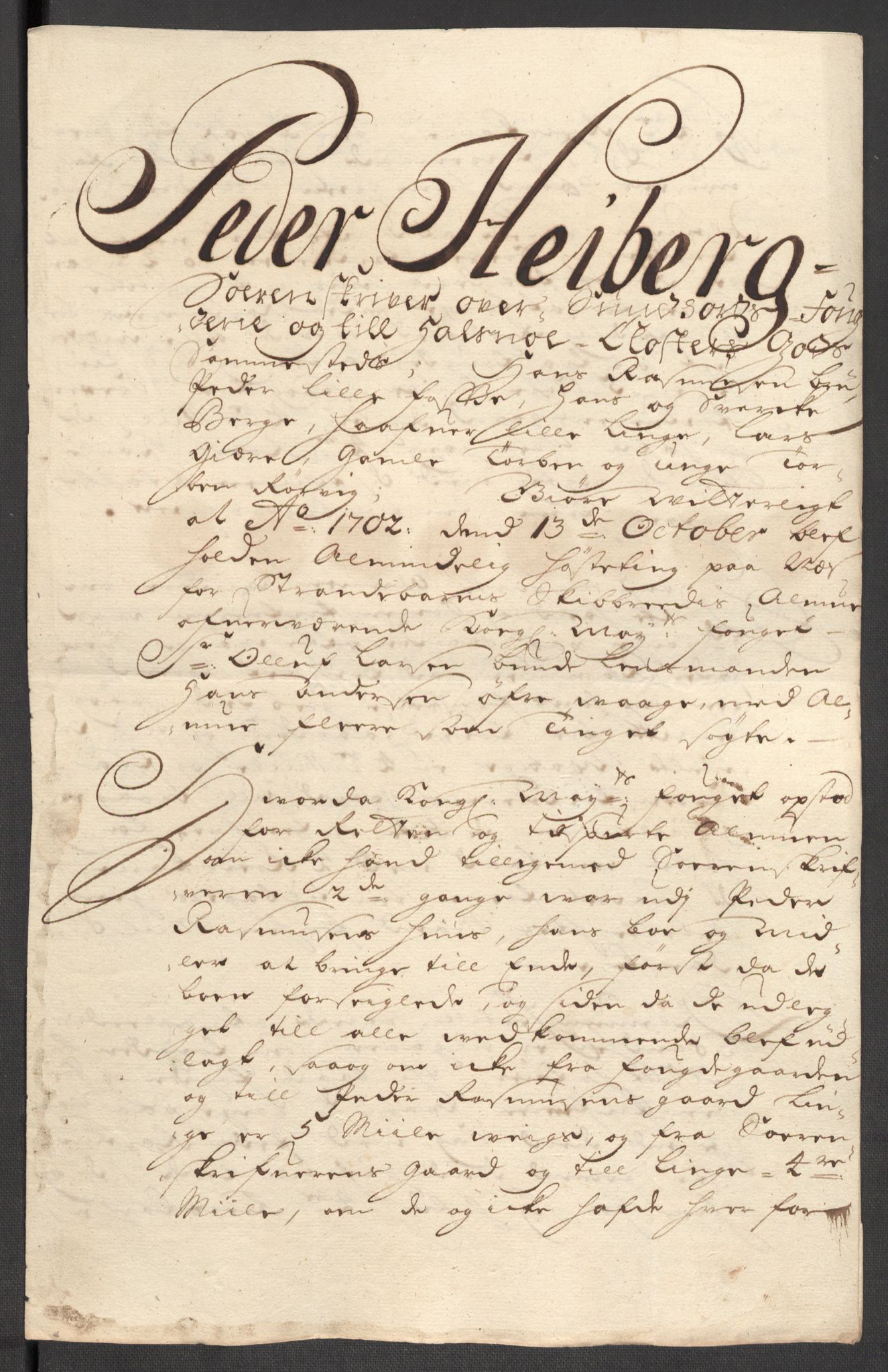 Rentekammeret inntil 1814, Reviderte regnskaper, Fogderegnskap, AV/RA-EA-4092/R48/L2980: Fogderegnskap Sunnhordland og Hardanger, 1702, p. 189