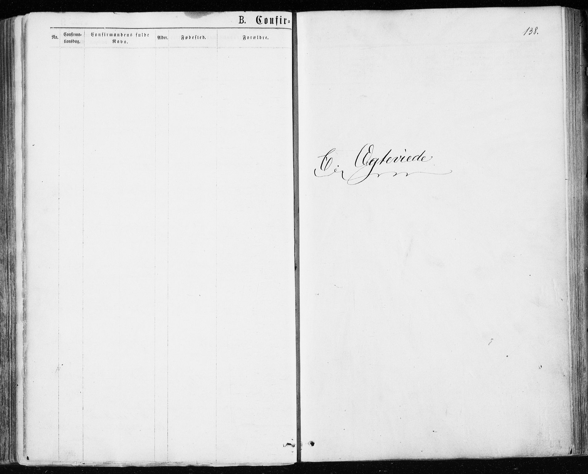 Ministerialprotokoller, klokkerbøker og fødselsregistre - Møre og Romsdal, SAT/A-1454/598/L1067: Parish register (official) no. 598A01, 1858-1871, p. 138
