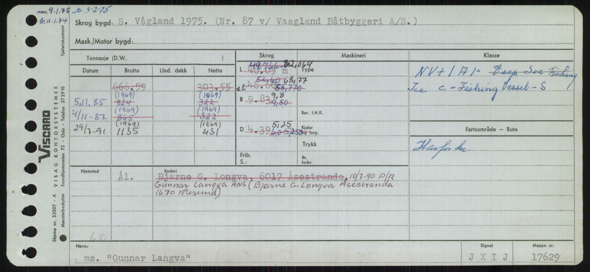 Sjøfartsdirektoratet med forløpere, Skipsmålingen, AV/RA-S-1627/H/Ha/L0002/0002: Fartøy, Eik-Hill / Fartøy, G-Hill, p. 337