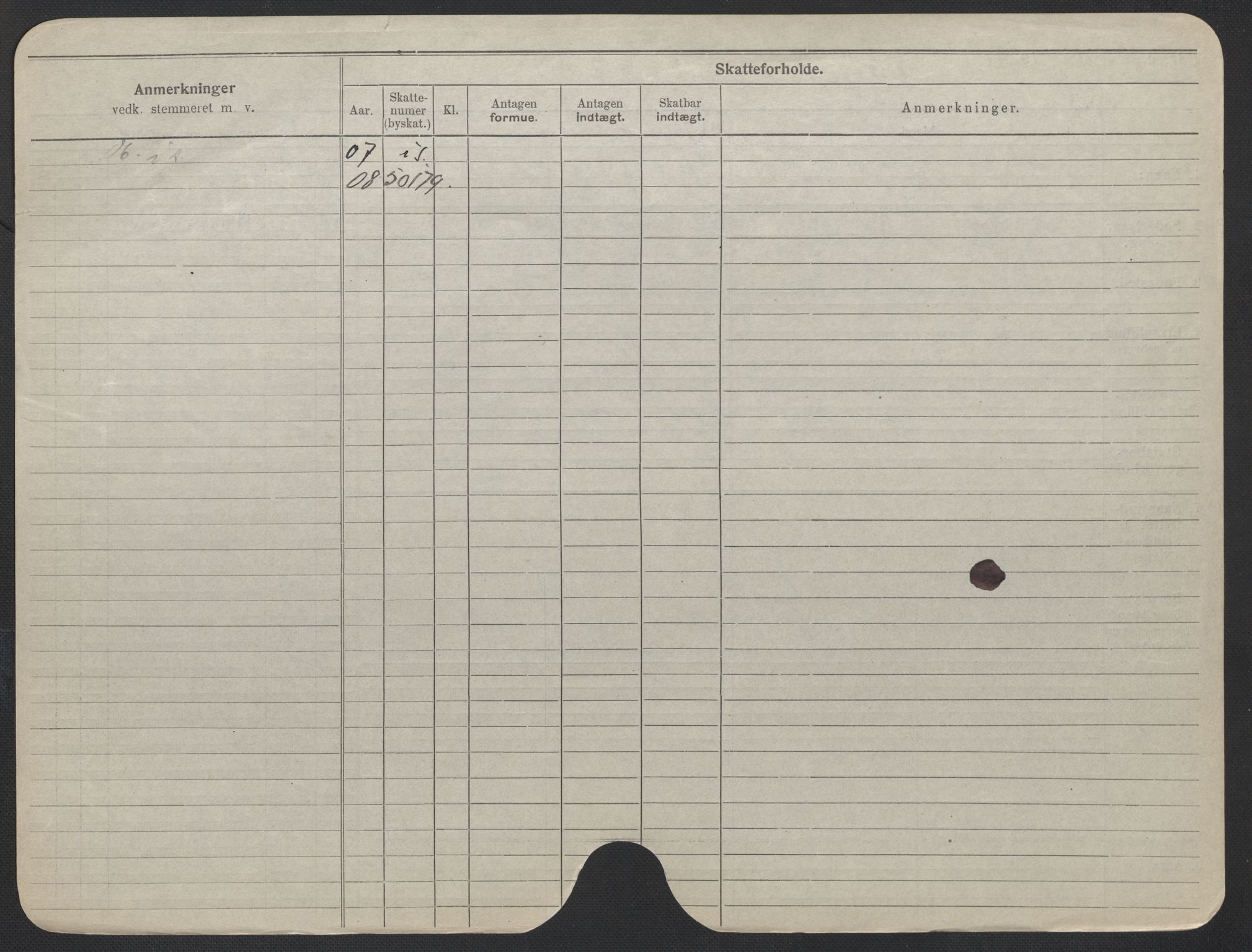 Oslo folkeregister, Registerkort, AV/SAO-A-11715/F/Fa/Fac/L0019: Kvinner, 1906-1914, p. 103b