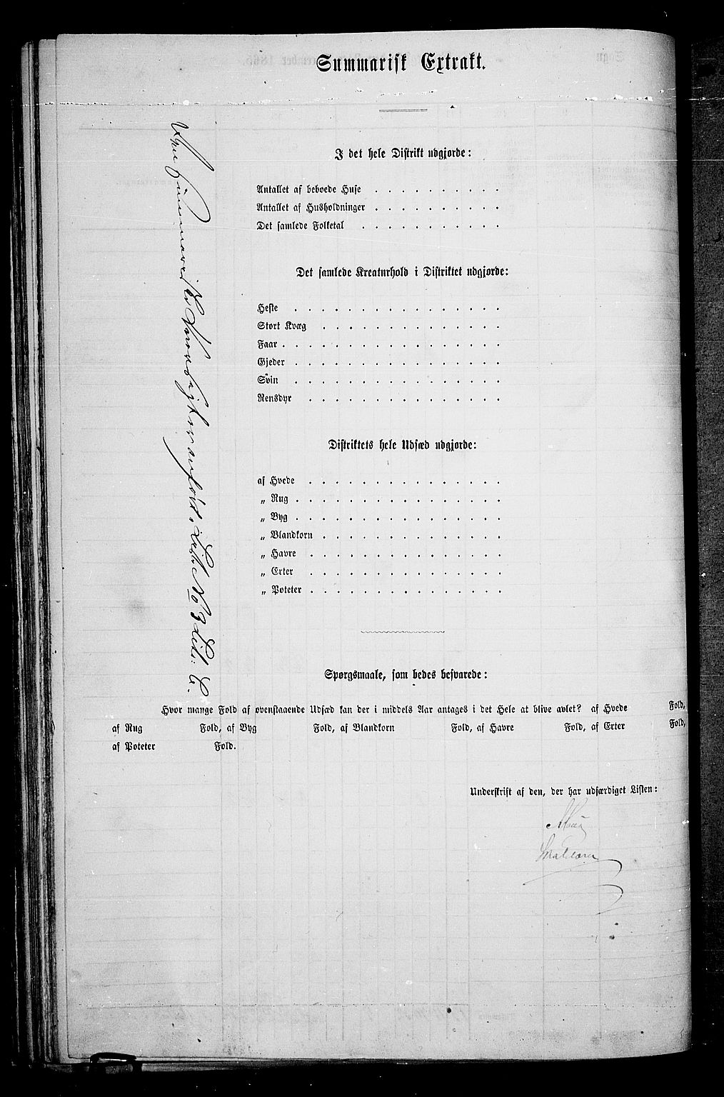 RA, 1865 census for Nes, 1865, p. 78