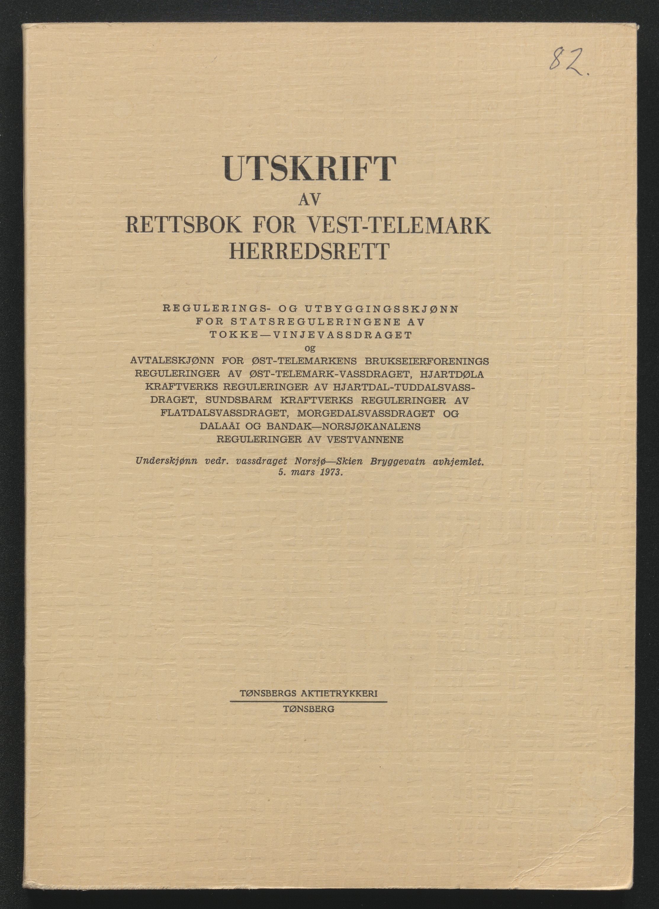 Vest-Telemark sorenskriveri, AV/SAKO-A-134/F/Fo/Foc/L0002: Tokke og Vinjevassdraget rettsbøker, 1964-1973, p. 569