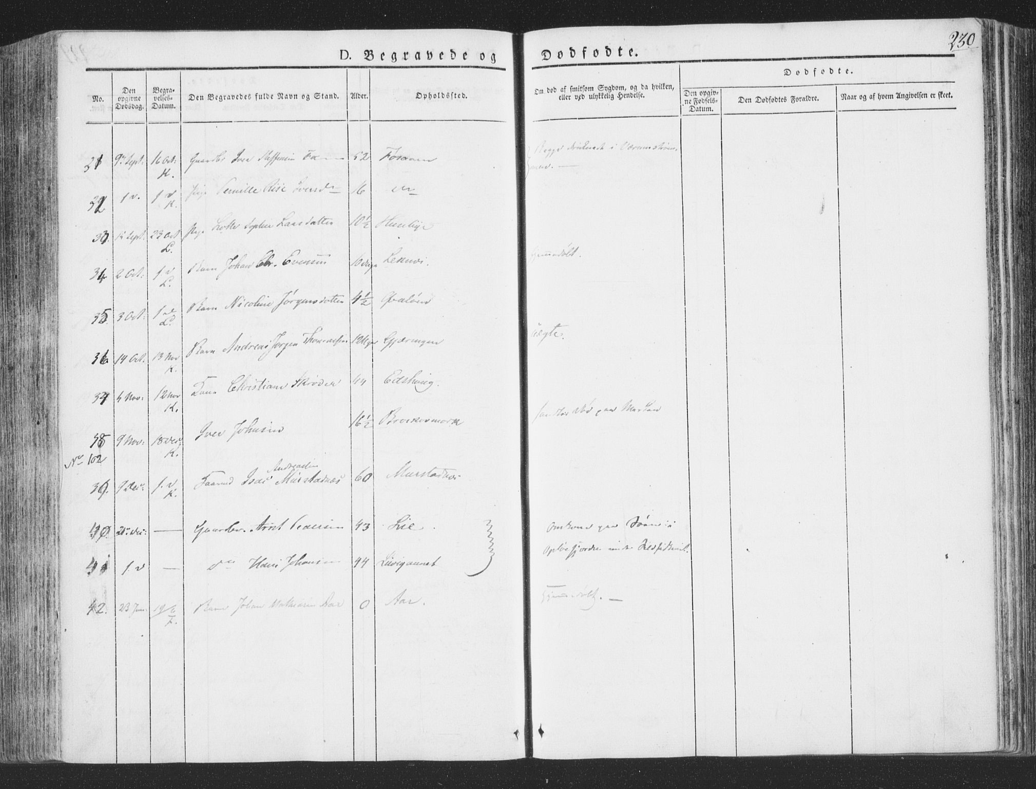 Ministerialprotokoller, klokkerbøker og fødselsregistre - Nord-Trøndelag, AV/SAT-A-1458/780/L0639: Parish register (official) no. 780A04, 1830-1844, p. 230