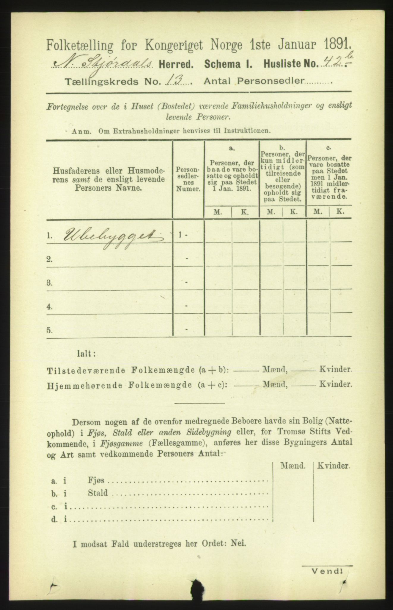 RA, 1891 census for 1714 Nedre Stjørdal, 1891, p. 6219