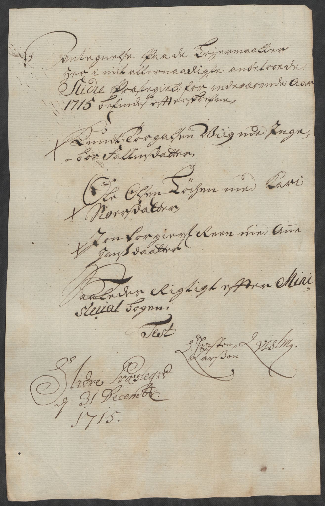 Rentekammeret inntil 1814, Reviderte regnskaper, Fogderegnskap, AV/RA-EA-4092/R18/L1314: Fogderegnskap Hadeland, Toten og Valdres, 1715, p. 334