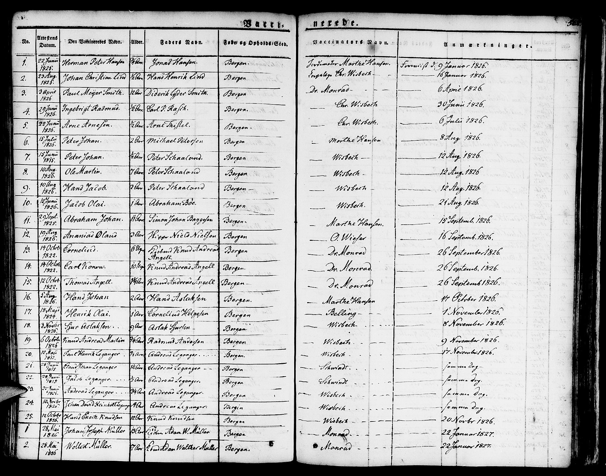 Nykirken Sokneprestembete, SAB/A-77101/H/Haa/L0012: Parish register (official) no. A 12, 1821-1844, p. 562