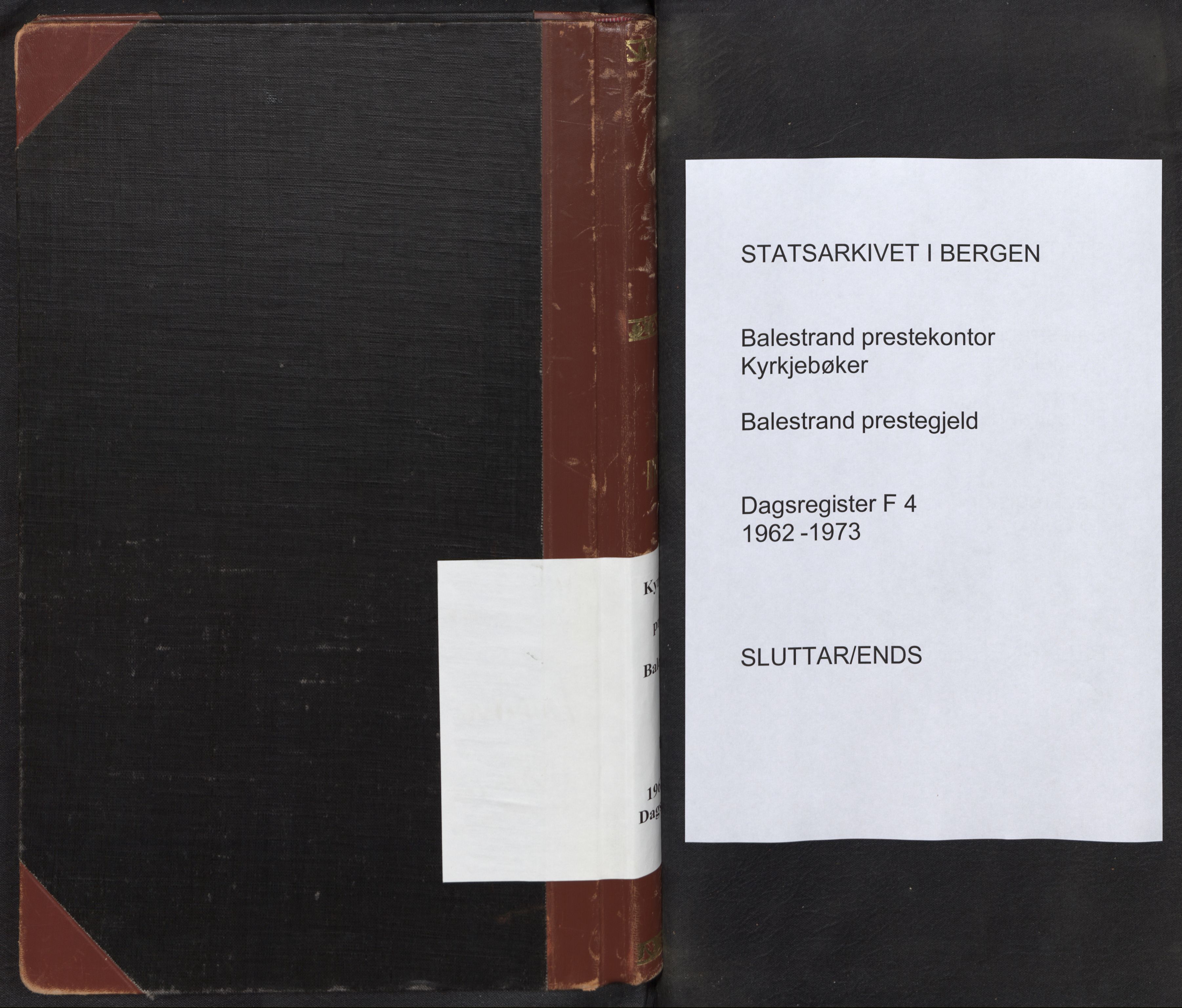 Balestrand sokneprestembete, SAB/A-79601/H/Haa/Haaf/L0004: Diary records no. F 4, 1962-1973, p. 150b-151a