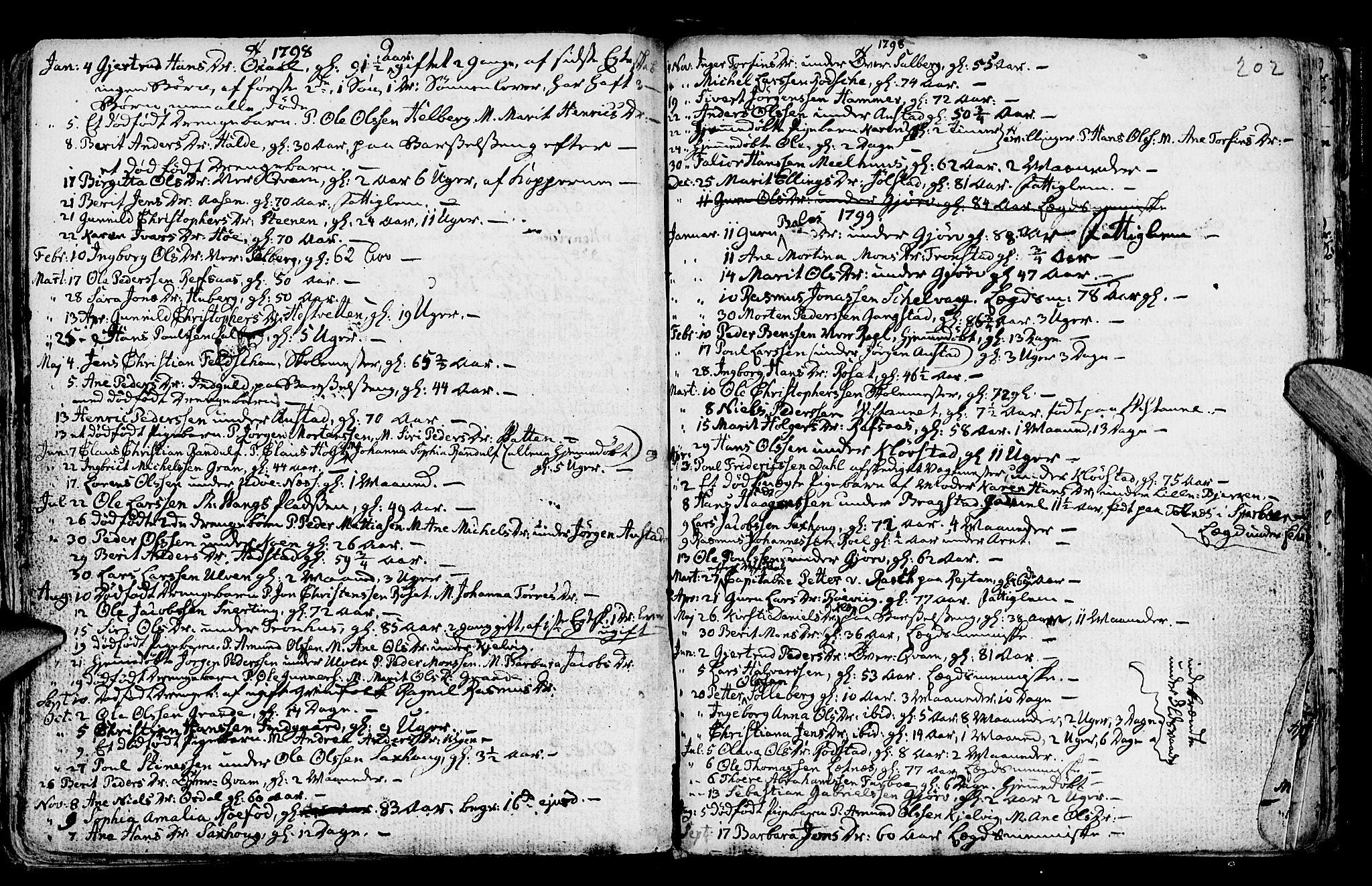 Ministerialprotokoller, klokkerbøker og fødselsregistre - Nord-Trøndelag, SAT/A-1458/730/L0273: Parish register (official) no. 730A02, 1762-1802, p. 202