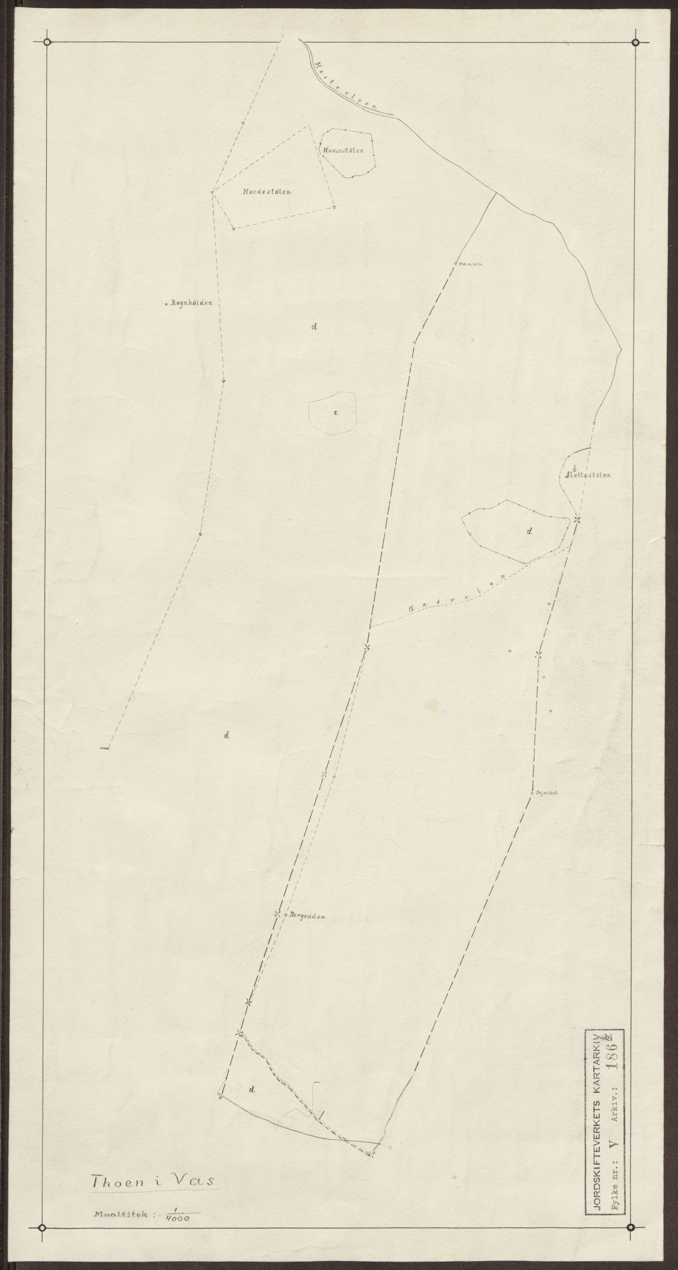Jordskifteverkets kartarkiv, RA/S-3929/T, 1859-1988, p. 277