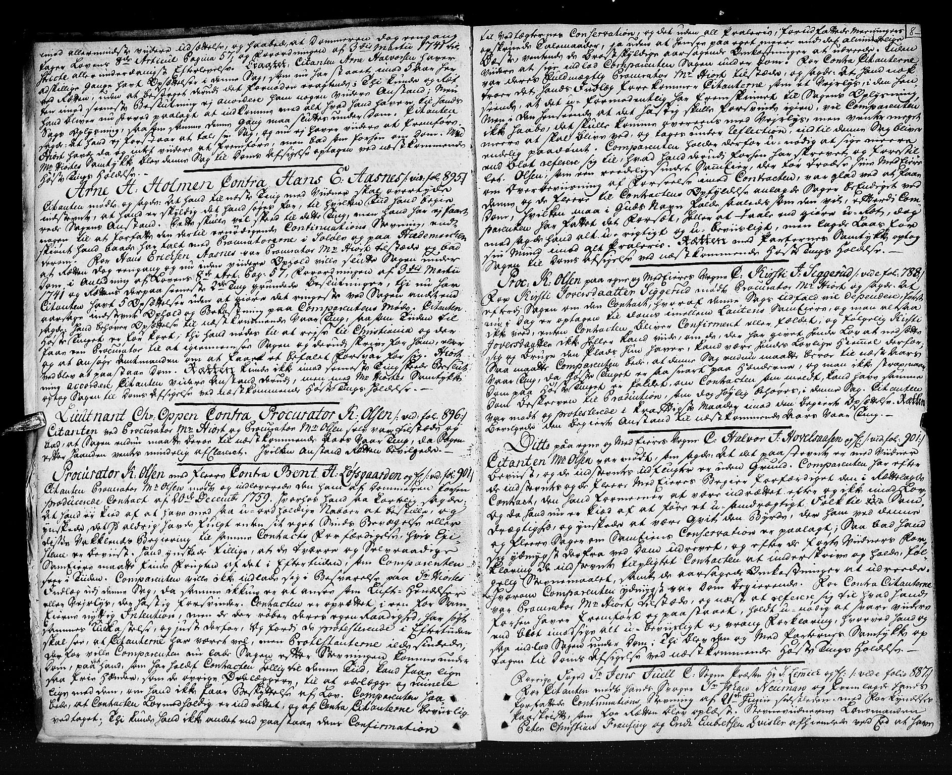 Solør og Østerdalen sorenskriveri, AV/SAH-TING-024/G/Gb/L0070: Tingbok, 1763-1766, p. 7b-8a
