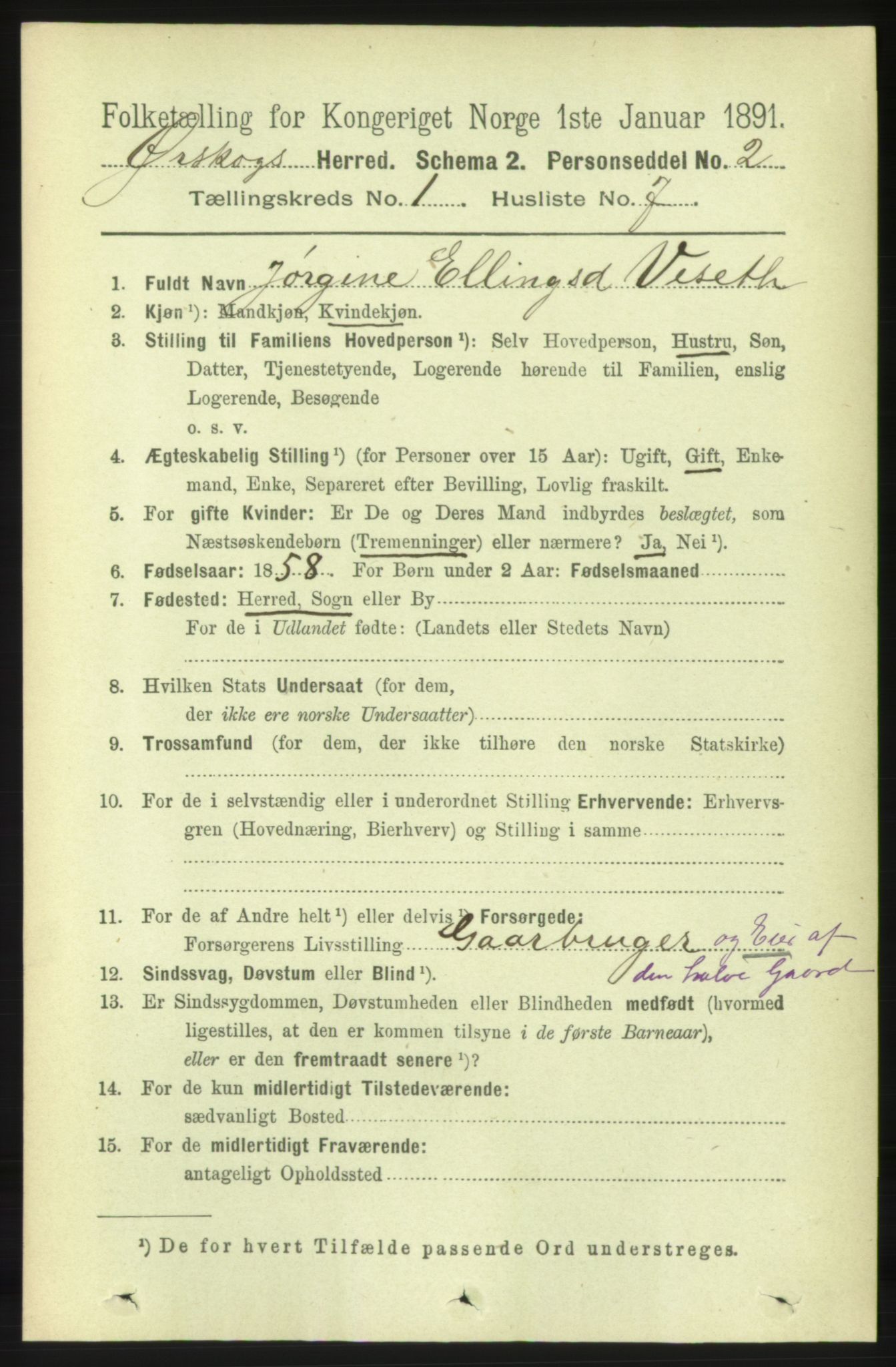 RA, 1891 census for 1527 Ørskog, 1891, p. 123